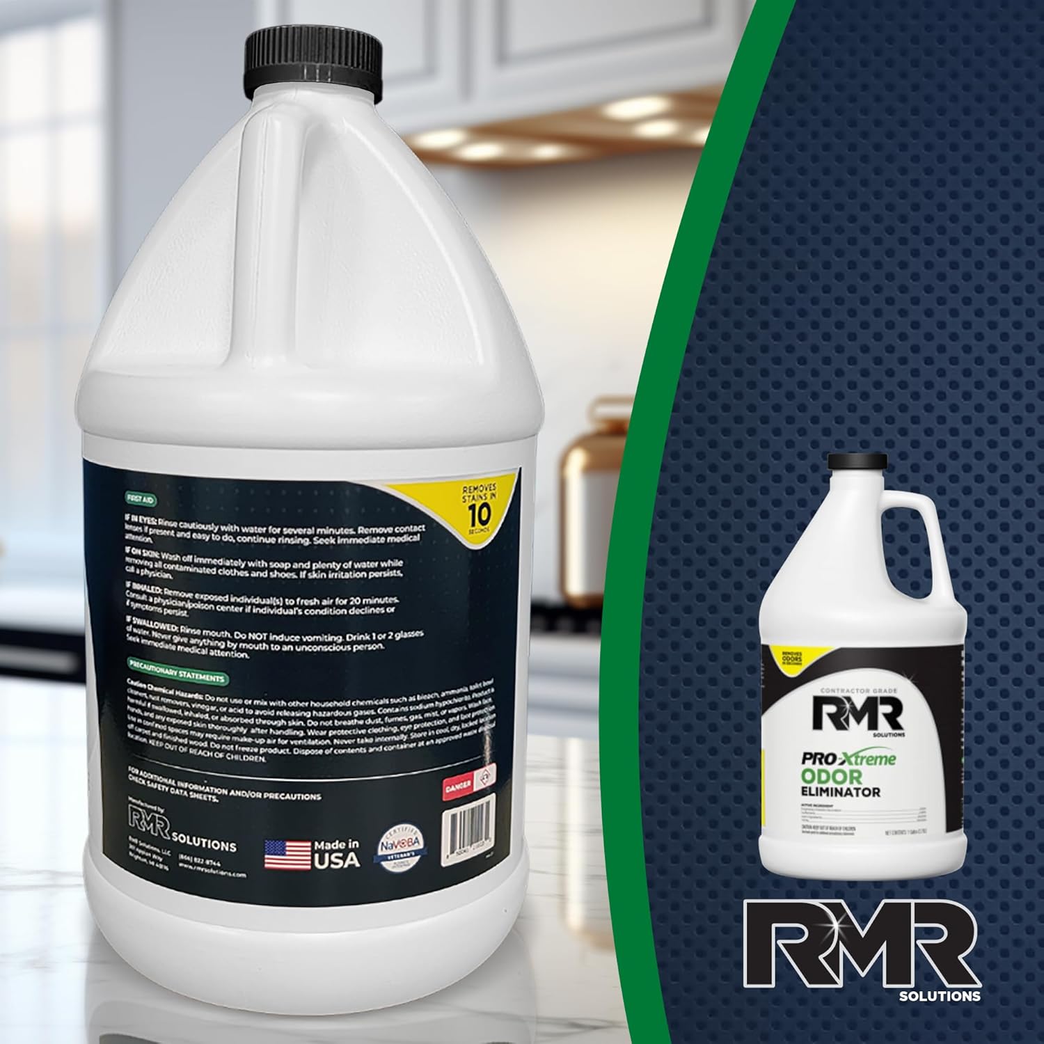 RMR PRO-Xtreme Odor Eliminator, Commercial-Strength Formula, Naturally Destroys Odors, Organic
