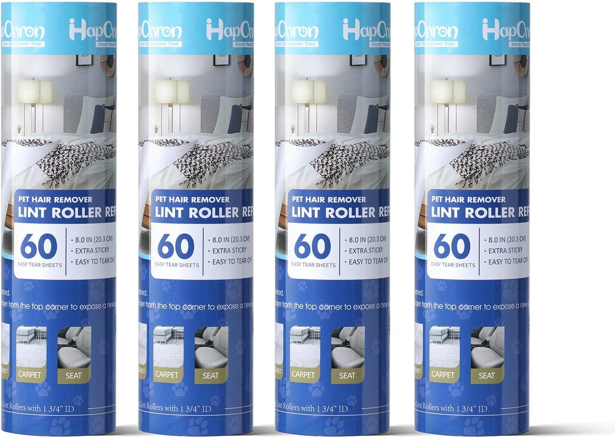 8 inch Large Surface Lint Roller Refills for Scotch-Brite 50% Stickier Lint Roller, Fits Most 8"