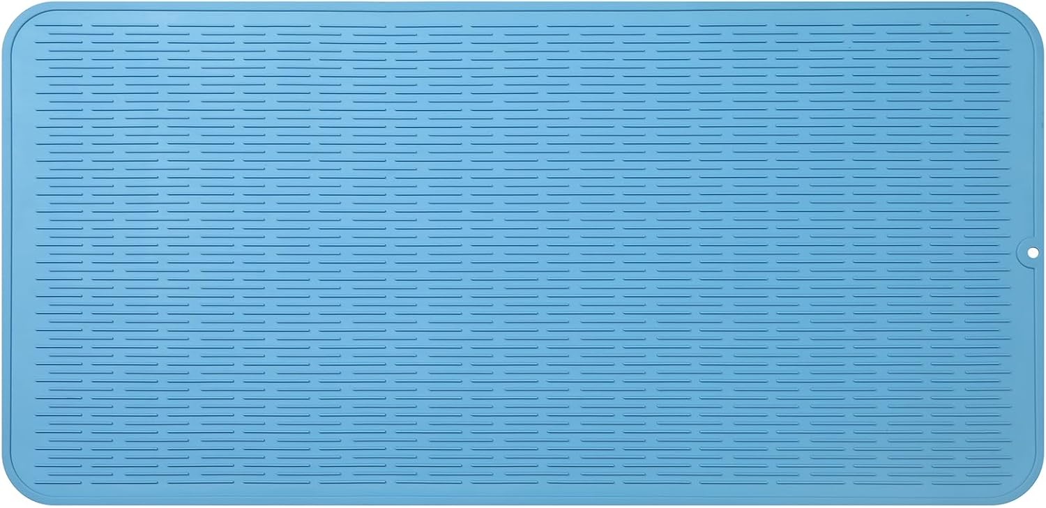 Silicone Dish Drying Mat for Multiple Usage,Easy clean,Eco-friendly,Heat-resistant Silicone Mat for