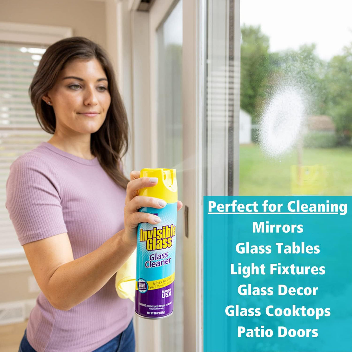 Invisible Glass 91160 Premium Glass and Window Cleaner for Auto and Home Cleans Glass, Windows