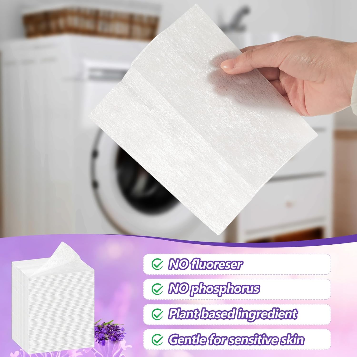 600 Count Dryer Sheets Fabric Softener Fresh Scent Dryer Sheets Bulk Naturally Softens and Removes