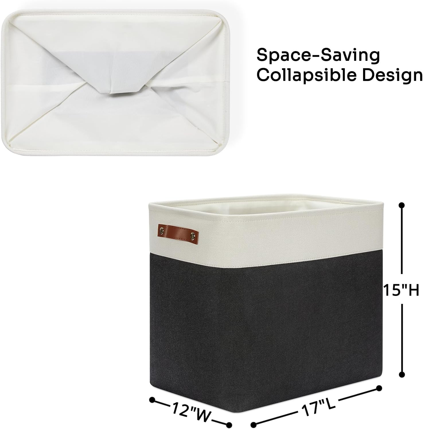 DULLEMELO Extra Large Storage Baskets, Fabric Storage Bins for Organizing Shelves Nursery Toys