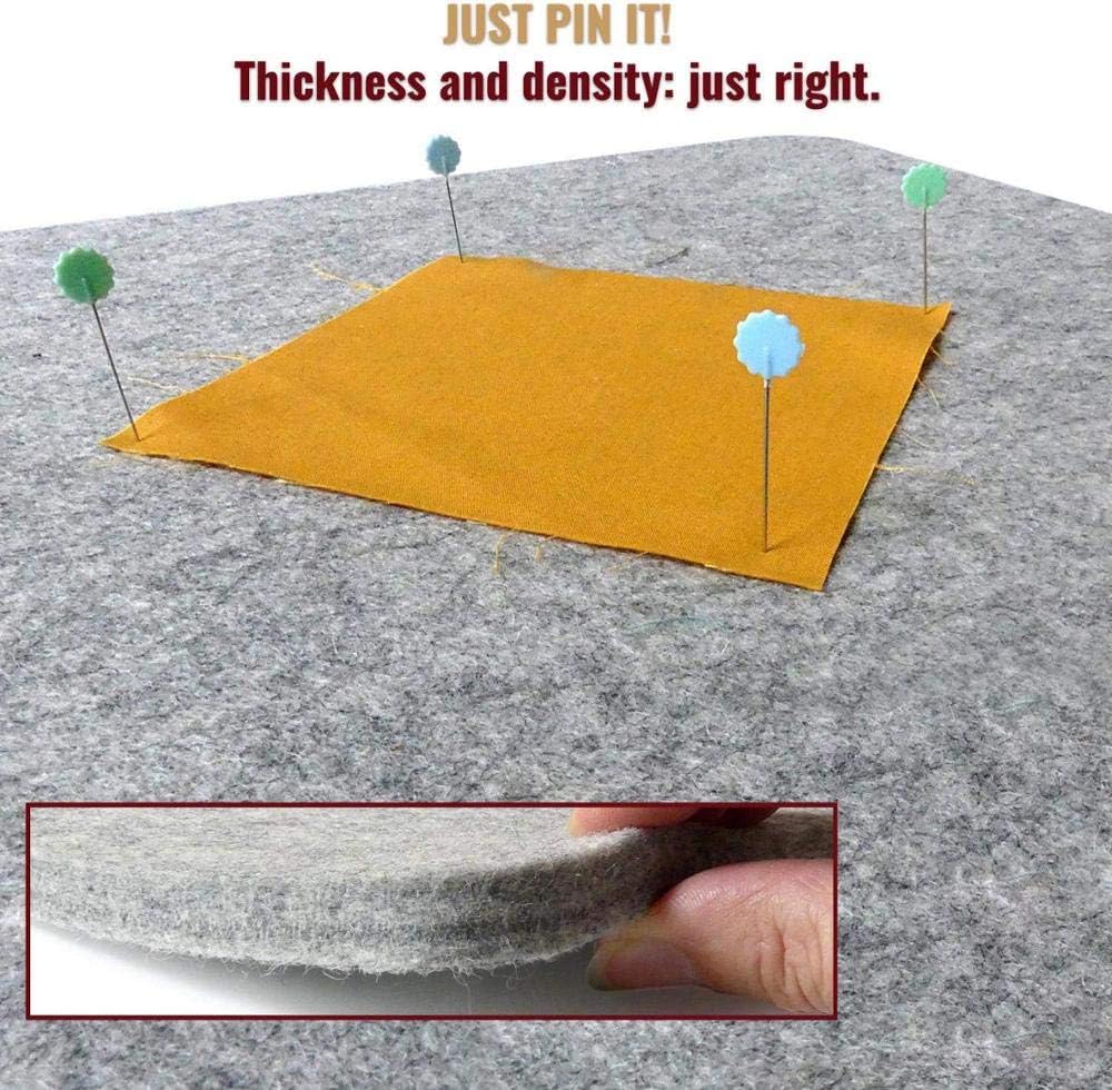 Wool Pressing Mat Set (Deluxe 2 Pack) Includes 24 x17 and 10 x 10 mats with Quilting Supplies in
