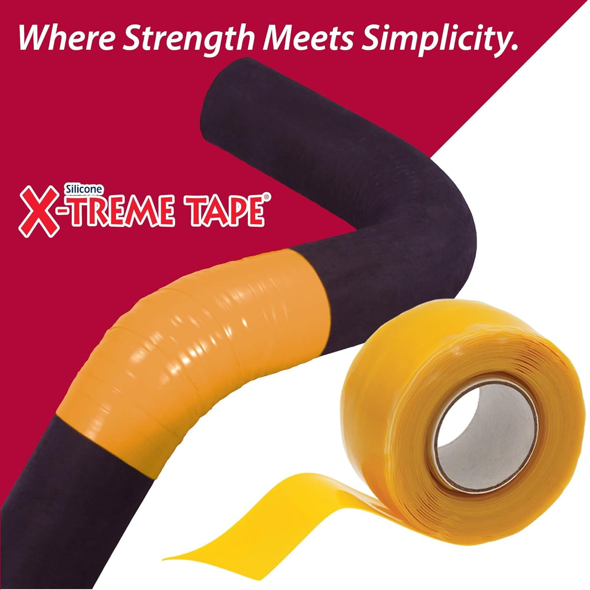 X-Treme Tape MOCAP Heavy Duty Electrical Tape, Self-Fusing Silicone Rubber, Waterproof & Insulating