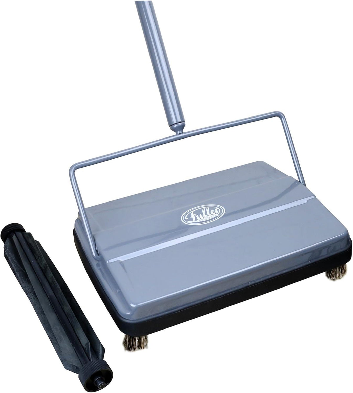 Fuller Brush Electrostatic Carpet & Floor Sweeper with Additional Rubber Rotor - 9" Cleaning Path