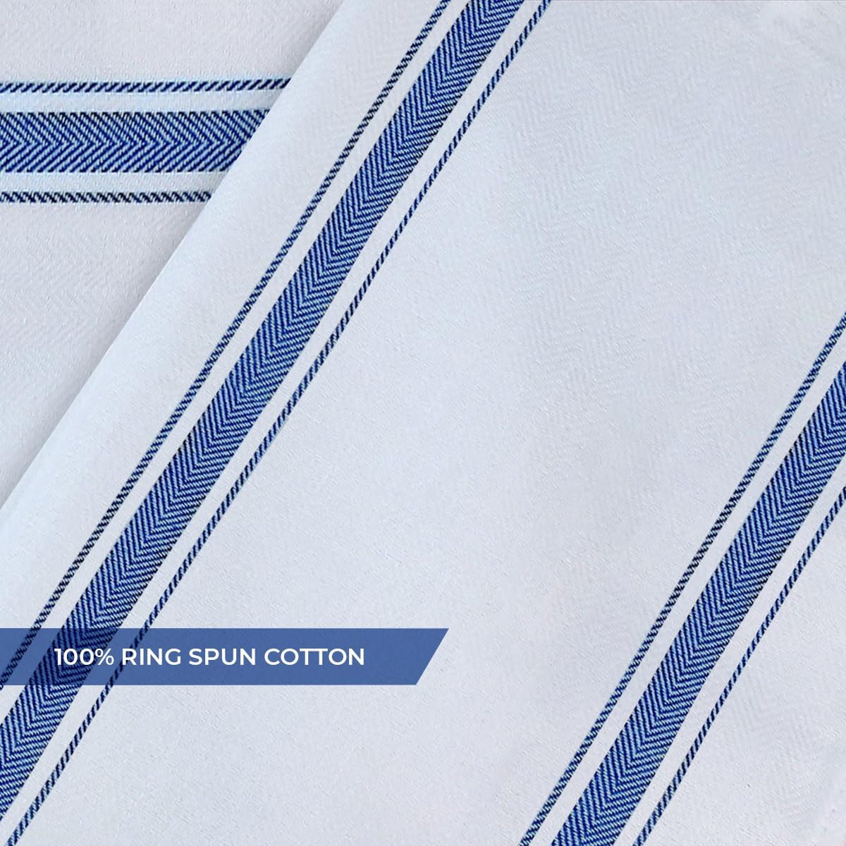 Dish Towels Set (Value Pack of 45) Size 15x25 Inch, 100% Cotton Soft & Absorbent Linen Kitchen