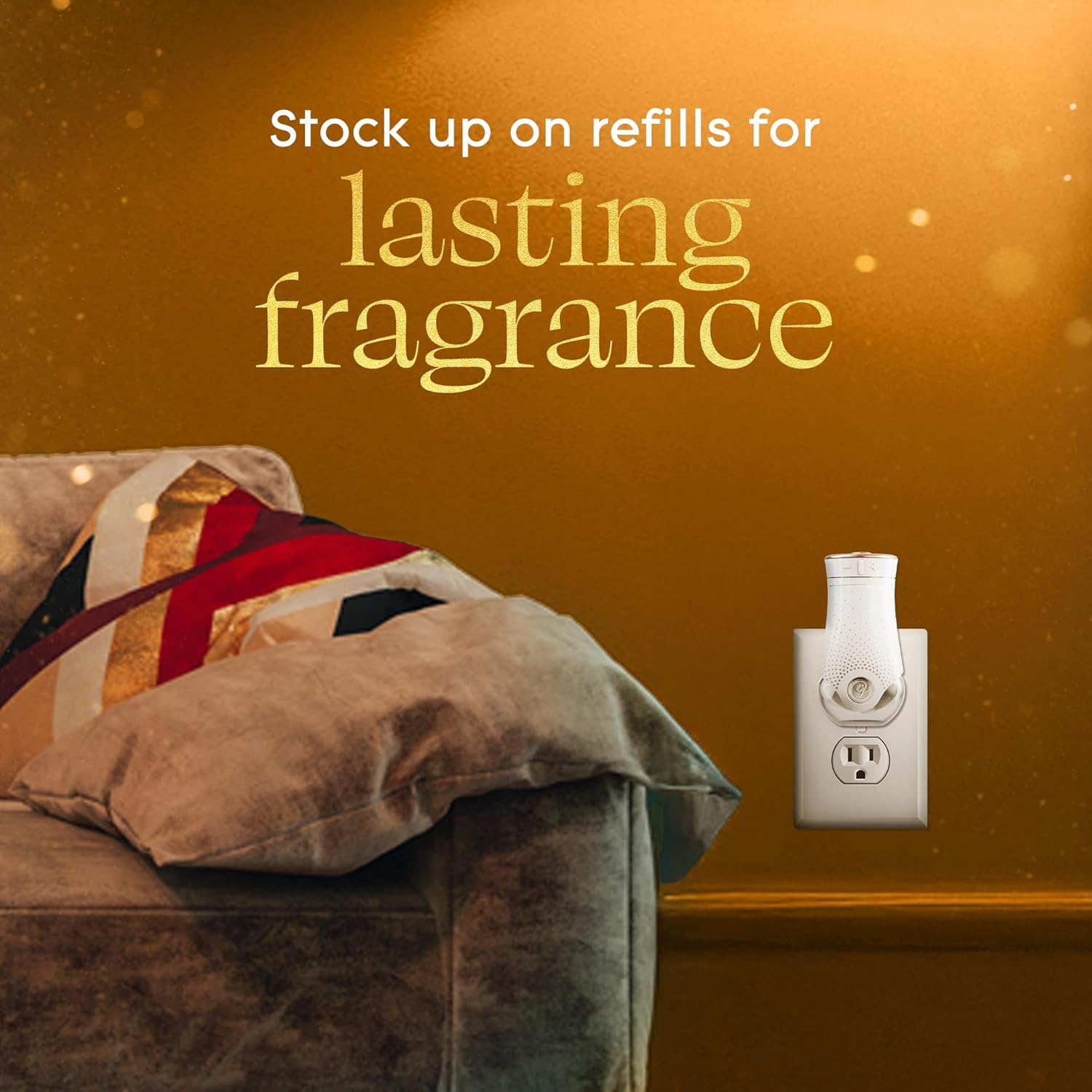 Glade PlugIns Refills Air Freshener, Orange Zest & Clove, Scented and Essential Oils for Home and