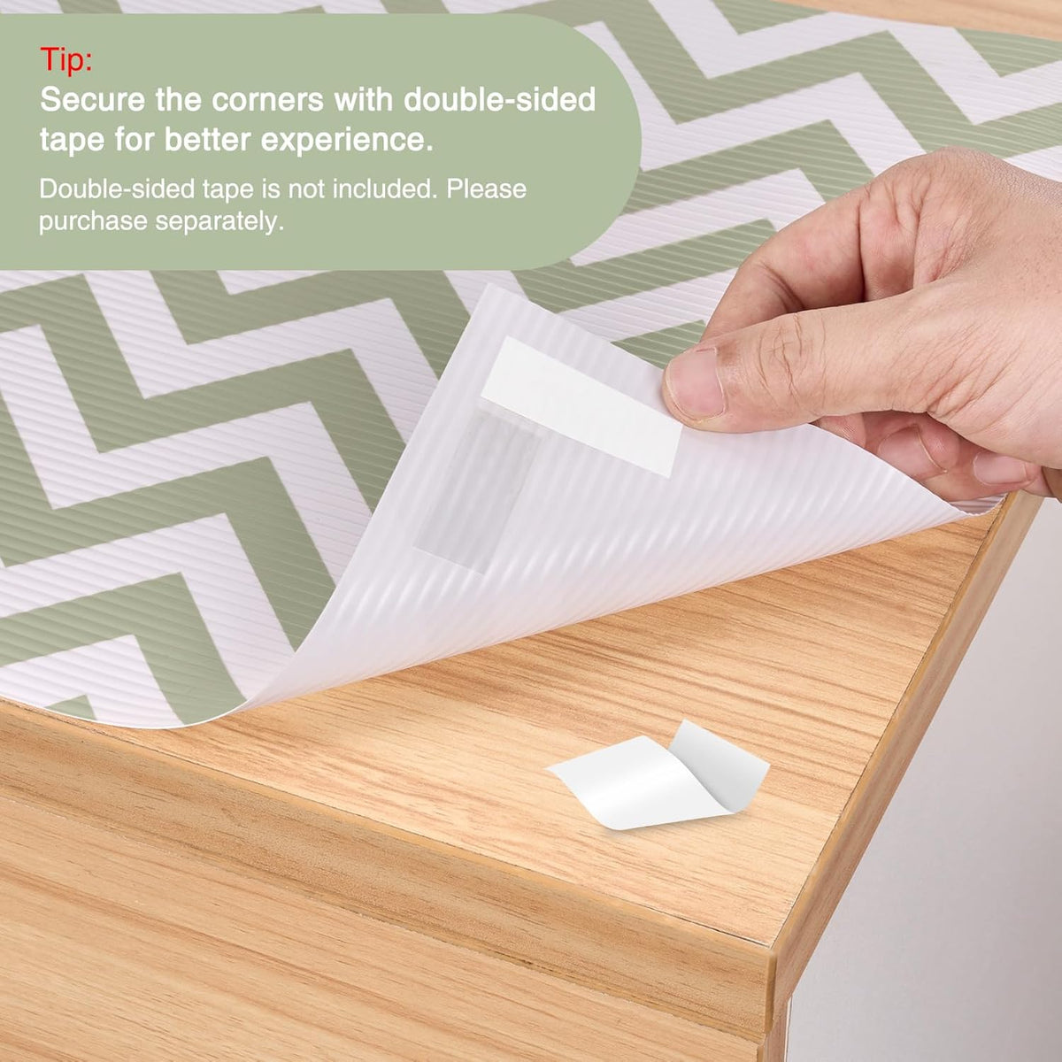 Glotoch Shelf Liner 12" x 20FT Non Adhesive Refrigerator, Kitchen, Drawer Liners, Waterproof and