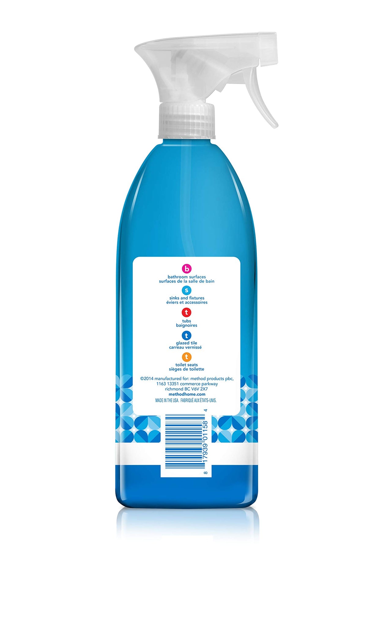 method Antibacterial Bathroom Cleaner, Spearmint, 28 fl oz