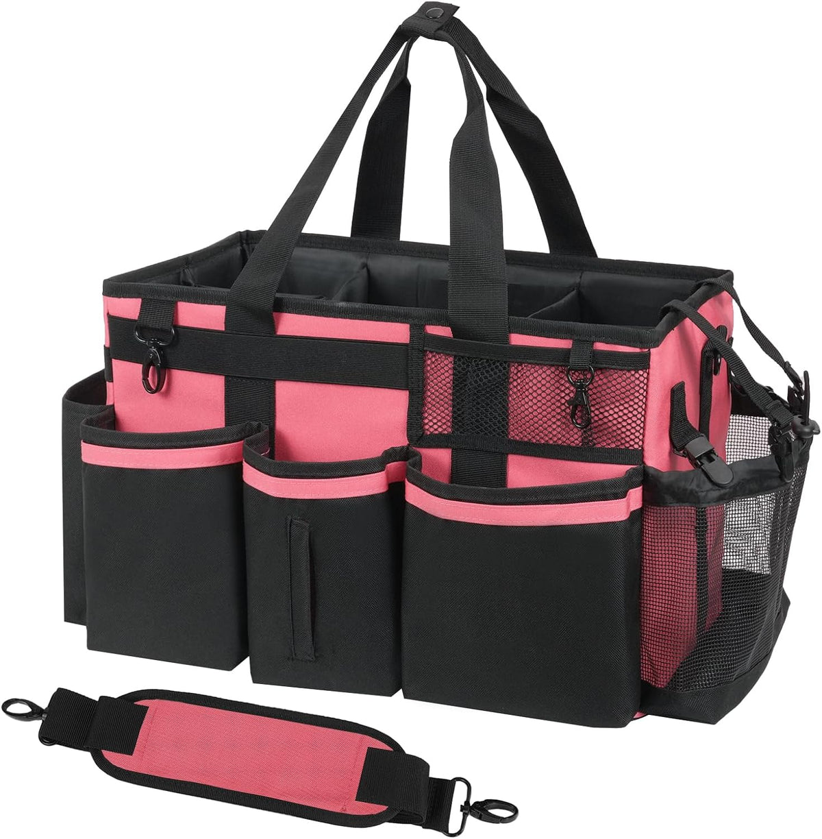 Wearable Cleaning Caddy, Cleaning Caddy Supplies Organizer with Handle & Shoulder Straps for