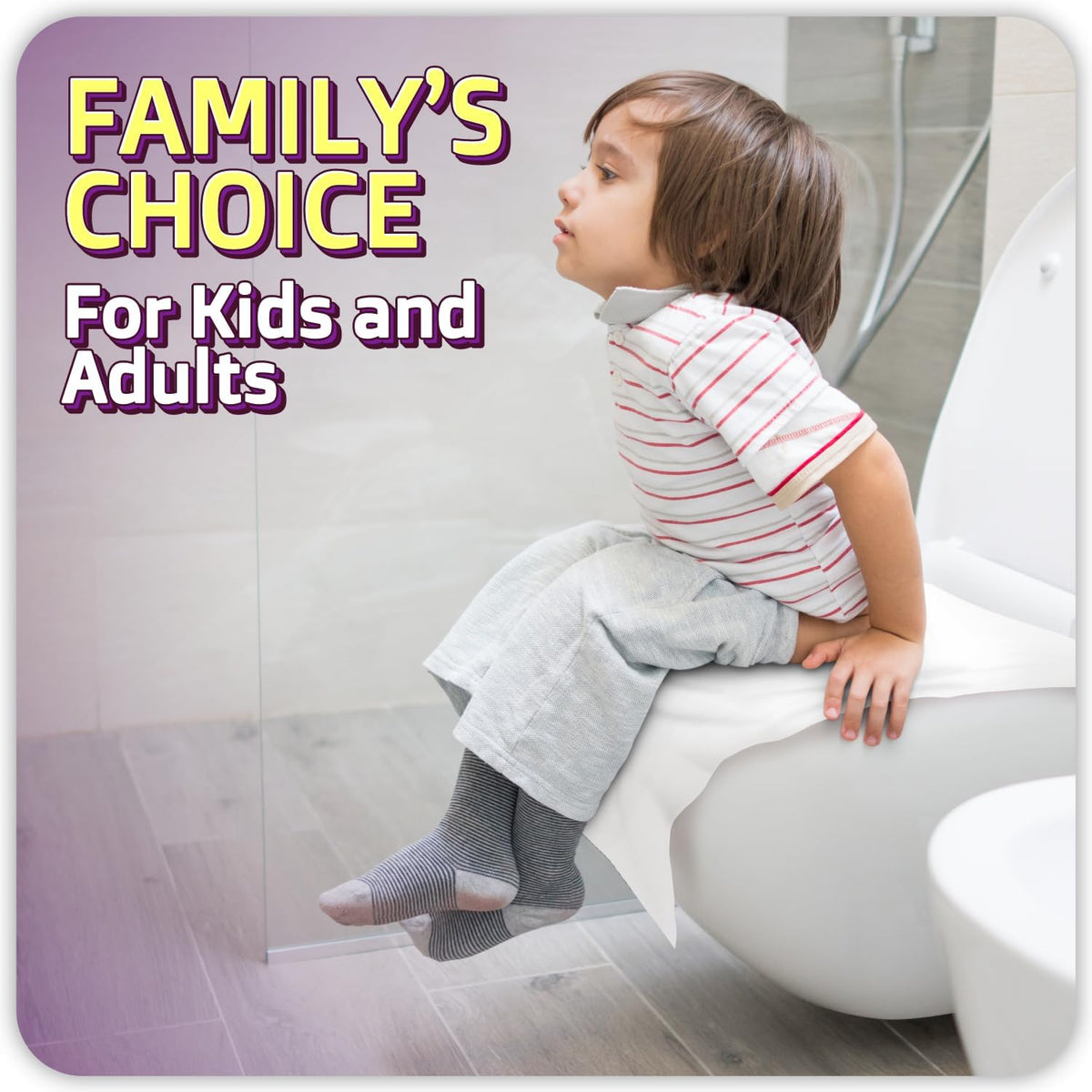 50 Pcs Disposable Toilet Seat Cover - Biodegradable and Flushable Toilet Seat Liners for Public