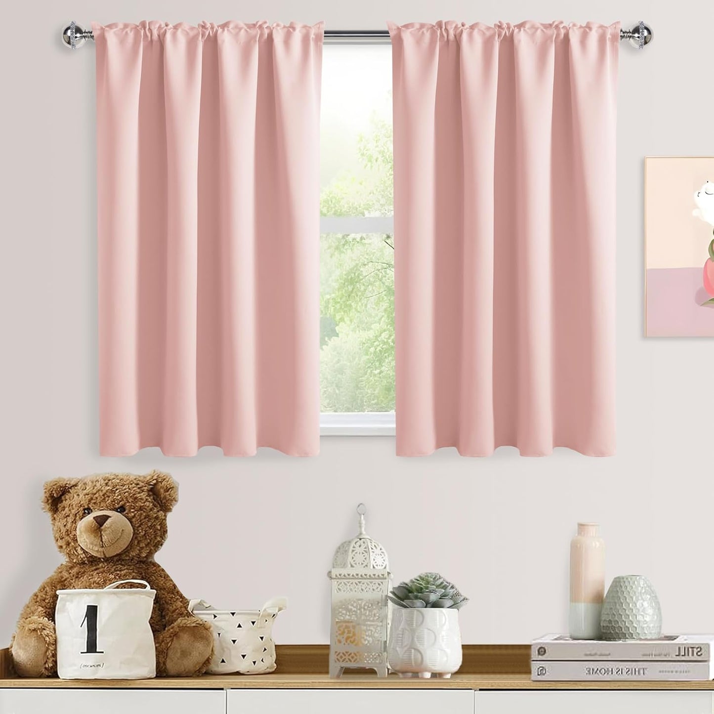 DWCN Blackout Curtains for Living Room Thermal Insulated, Energy Saving & Noise Reducing Bedroom