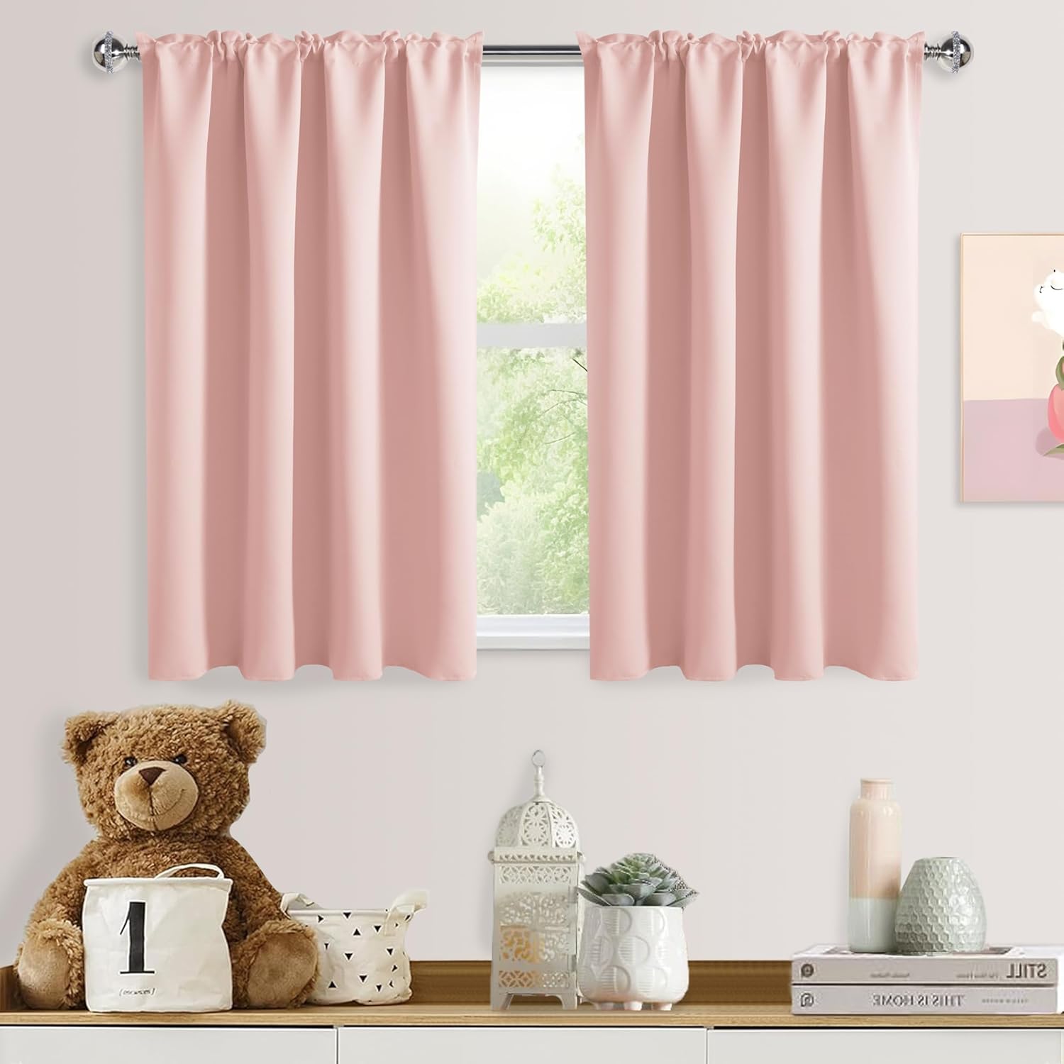 DWCN Blackout Curtains for Living Room Thermal Insulated, Energy Saving & Noise Reducing Bedroom