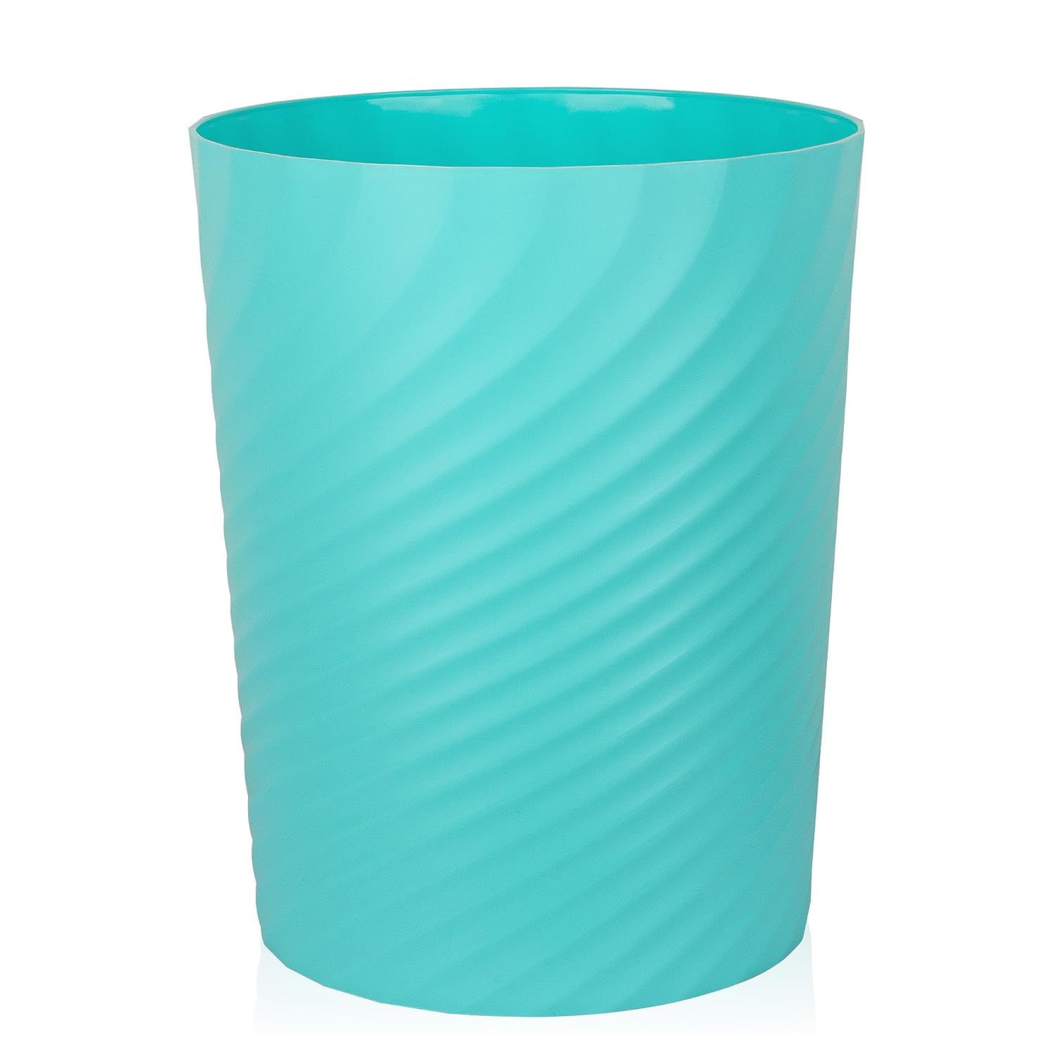 UUJOLY Plastic Small Trash Can Wastebasket, Garbage Container Basket for Bathrooms, Laundry Room