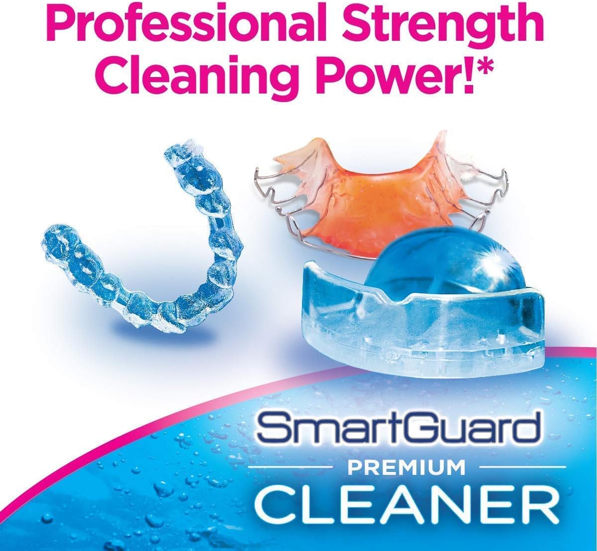 SmartGuard Premium Cleaner Crystals –(110 Cleanings)- Removes Stain, Plaque & Bad Odor from
