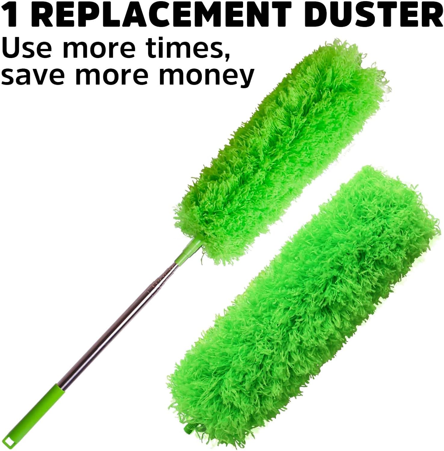 Ceiling Fan Cleaner Duster, Bafezoze Extendable Long Duster for High Ceilings, Telescoping Tall