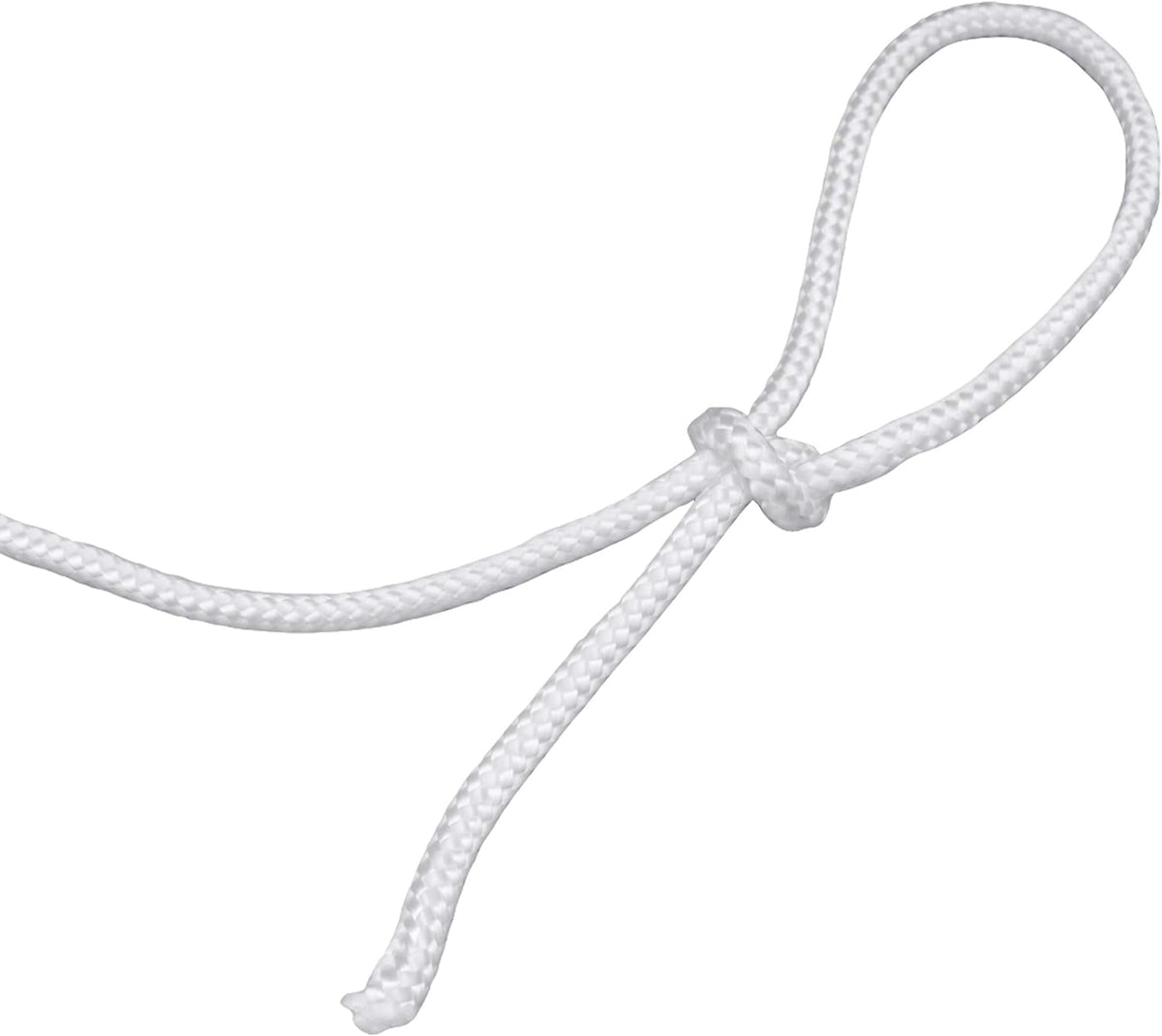 Gardzen 72' x φ1/4" White Rope, UV Resistant Rope for Flag Pole, Clothes line, Camping Tent