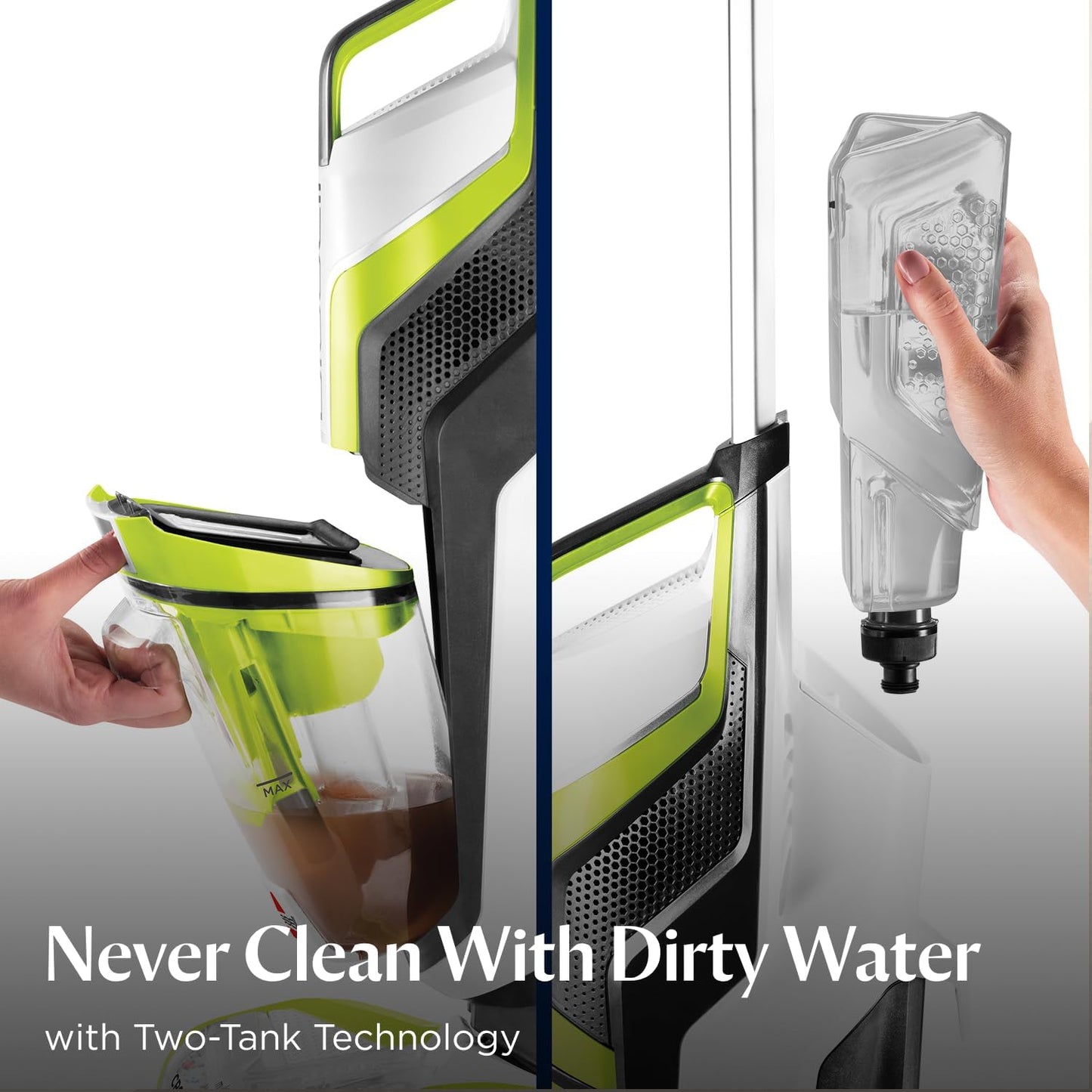 BISSELL Crosswave Turbo Vacuum Mop All in One Wet and Dry Vac Combo Hard Floor & Area Rug Cleaner