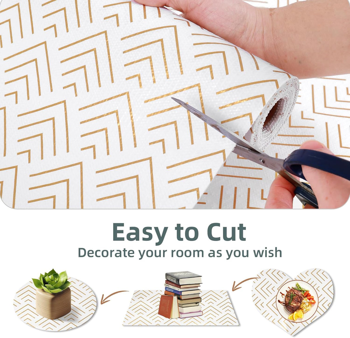 Shelf Liner for Kitchen Cabinets 11.8 x 236.2IN Non Adhesive Drawer Liner Non-Slip Thickened Shelf