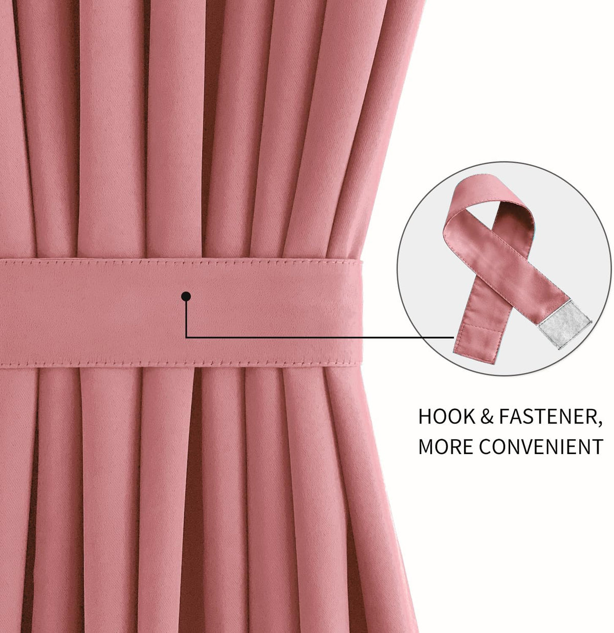 DWCN French Door Curtains – Rod Pocket Thermal Blackout Curtain for Window/Patio