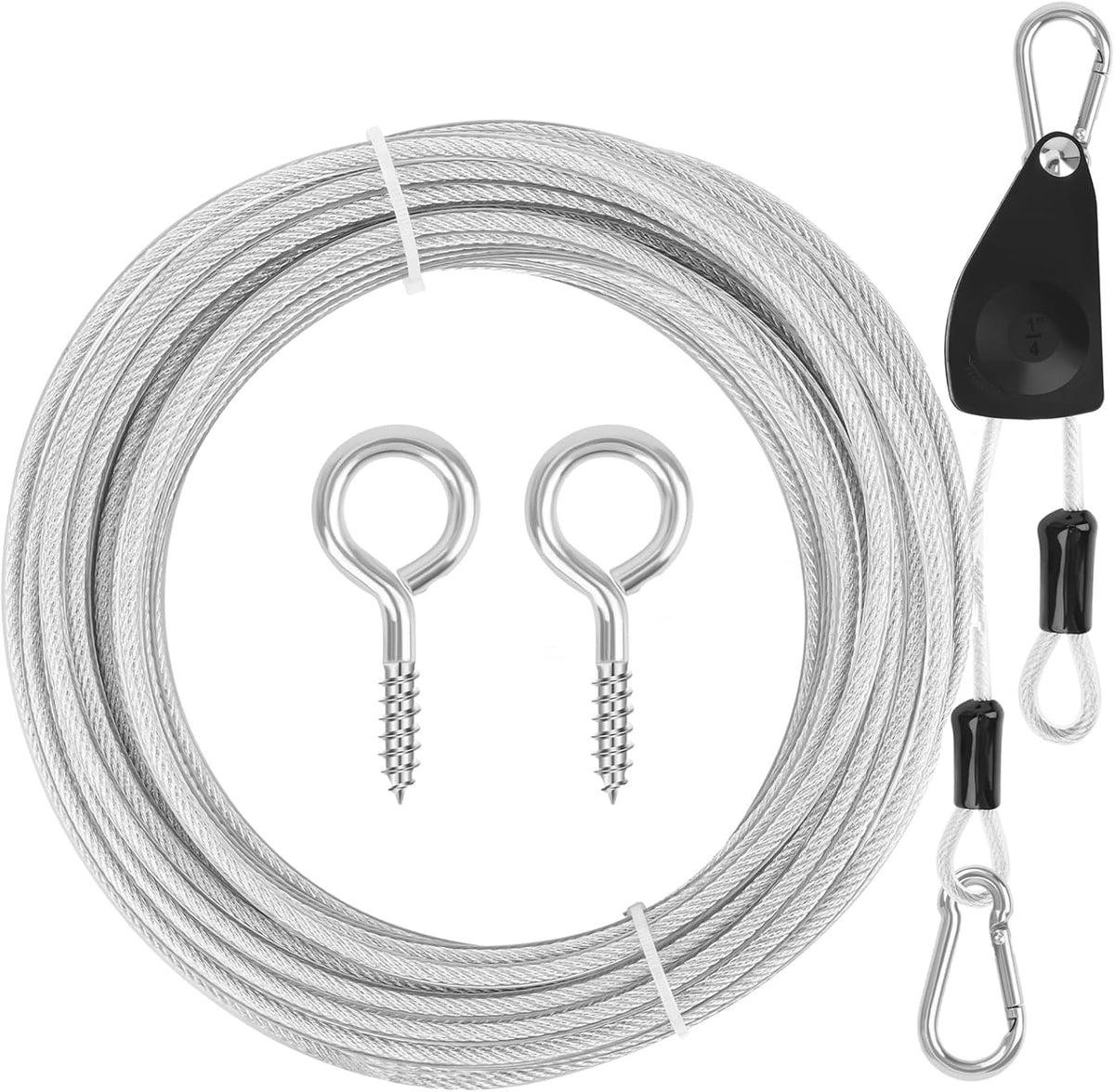 20FT/ 40FT Retractable Travel Clothesline, Adjustable Outdoor Clothesline Drying Clothes Line