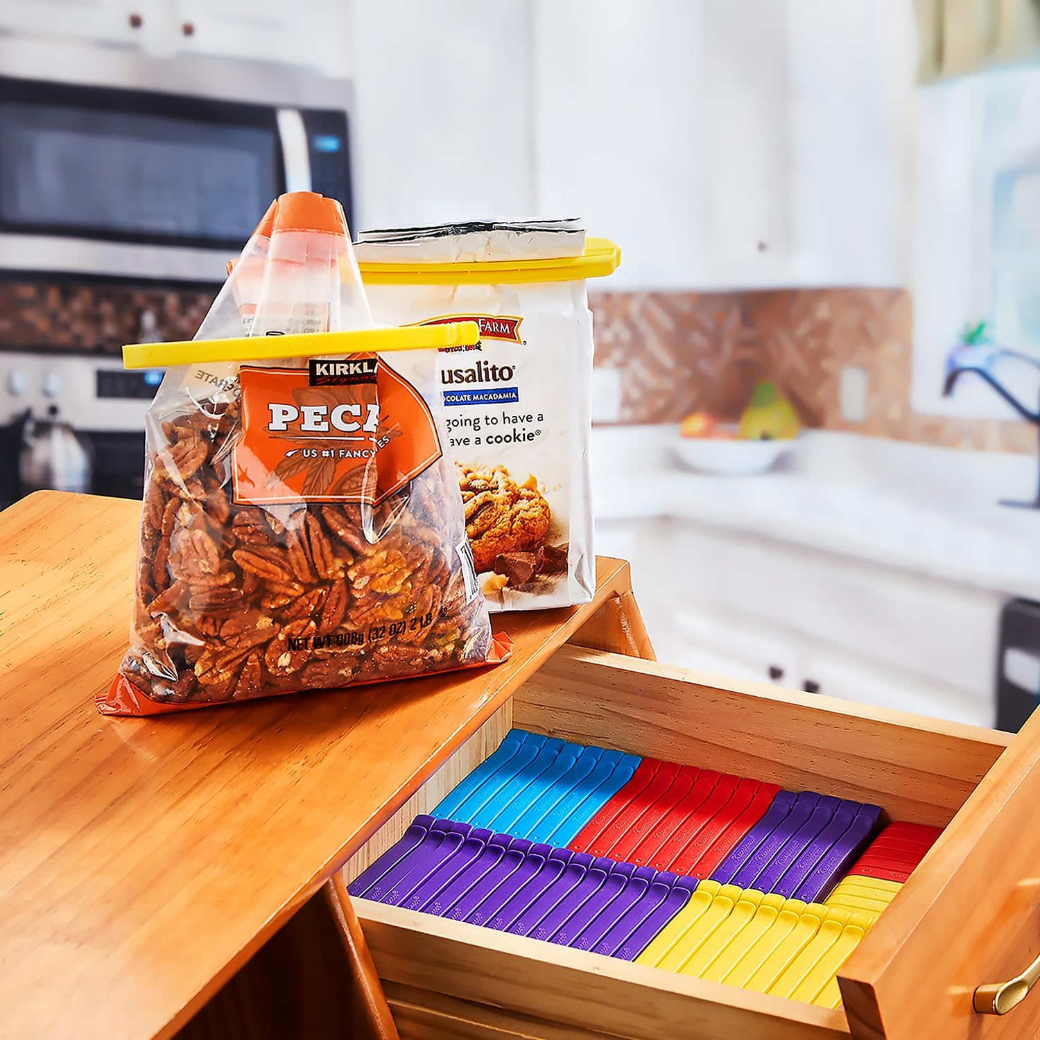 Keenpioneer Decorating/Icing Bag Sealing Clips, 78 Pack, Multipurpose for Food and Snack Storage