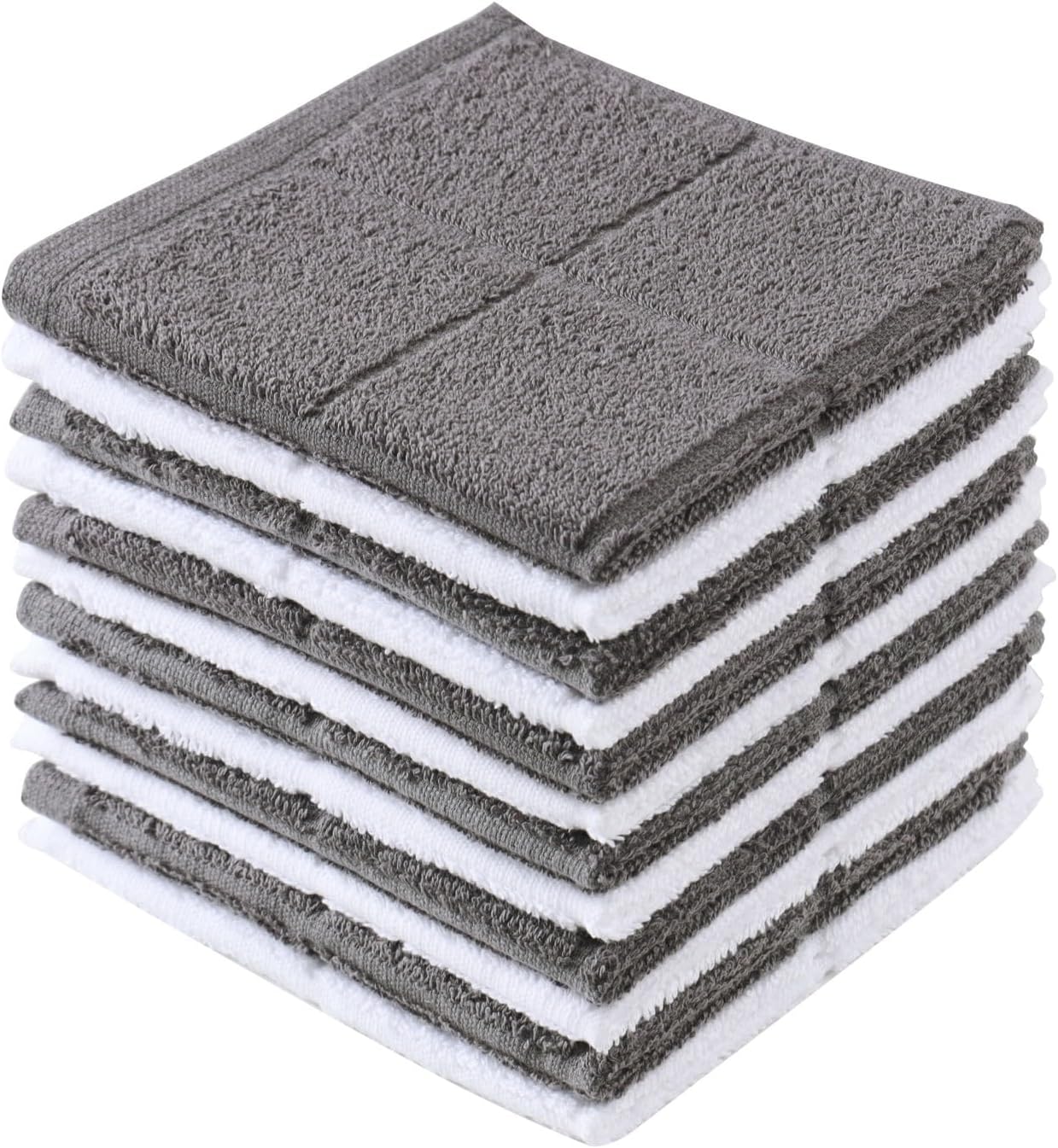 Glynniss Dishcloths Kitchen Highly Absorbent Dish Rags 100% Cotton Dish Cloths for Washing Dishes