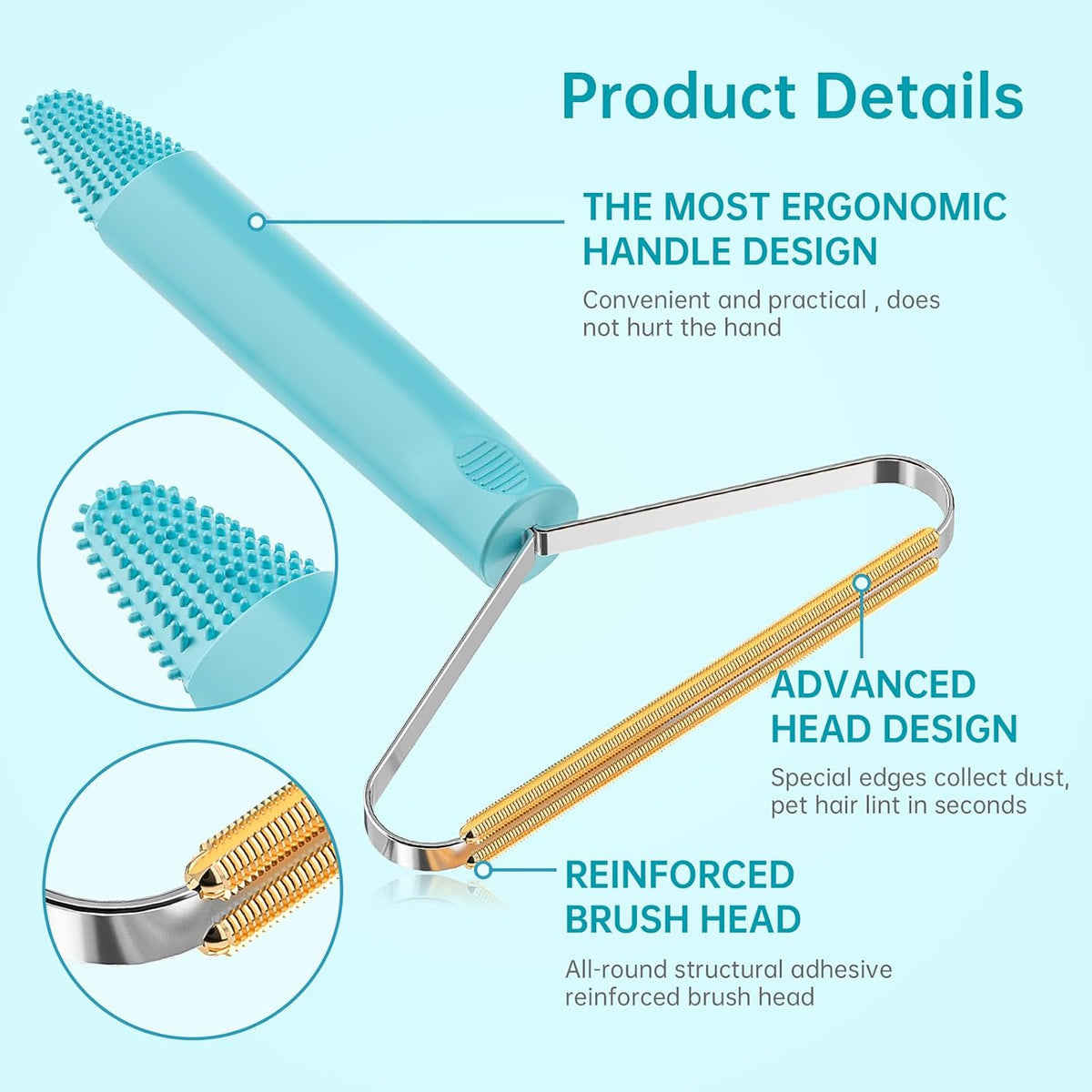 Carpet Rake,Lint Remover,Carpet Rake for Pet Hair Removal,Lint Brush,Lint Shaver for Carpets, Car