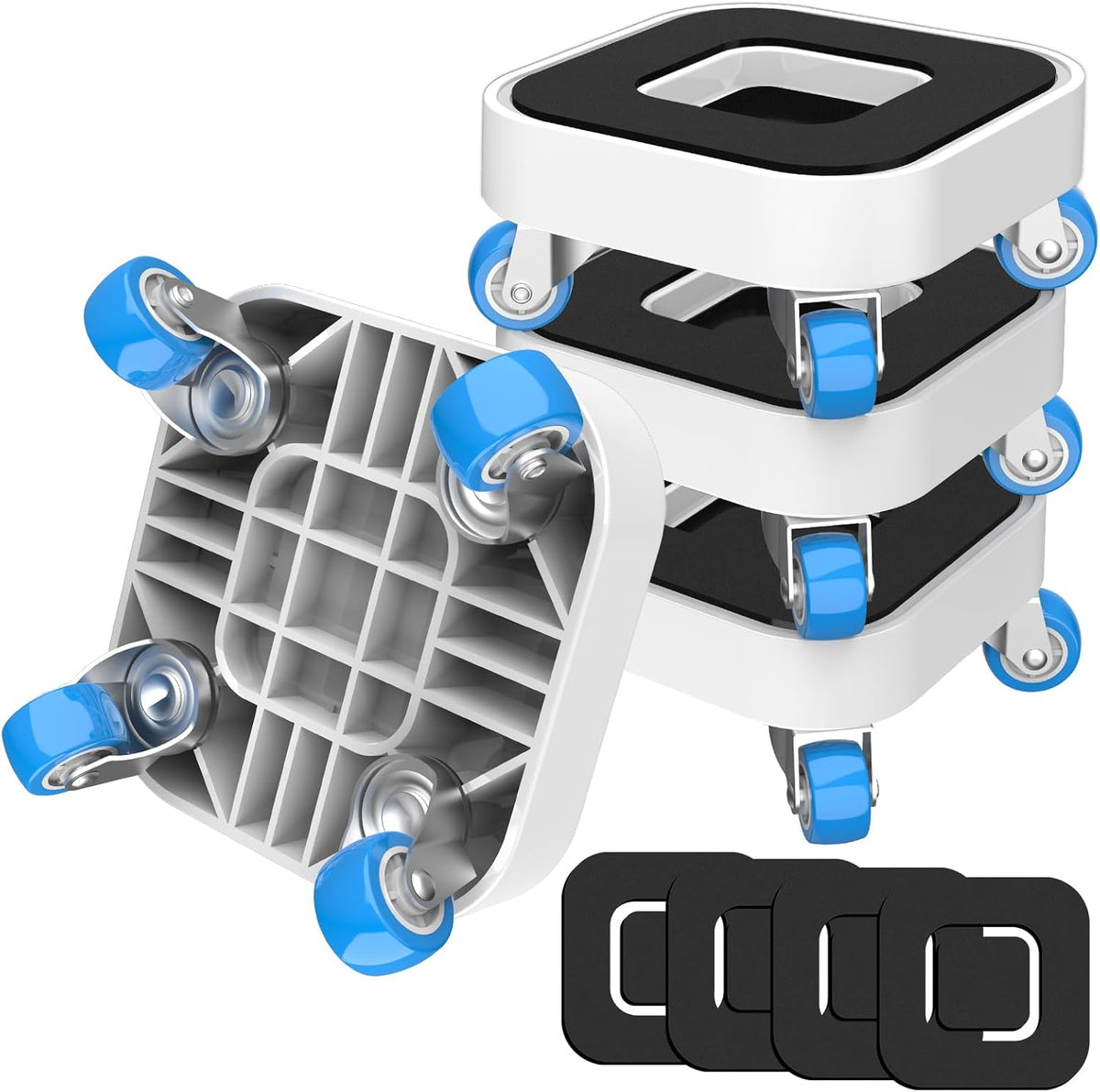 New Upgrade Furniture Sliders, Furniture Movers with Wheels, Furniture Dolly with 360° Rotatable