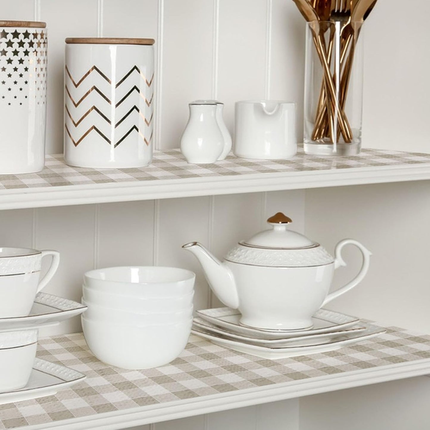 Drawer Shelf Liner, Non-Slip Kitchen Cabinet Liners Non-Adhesive Thick Strong Grip Waterproof Mats