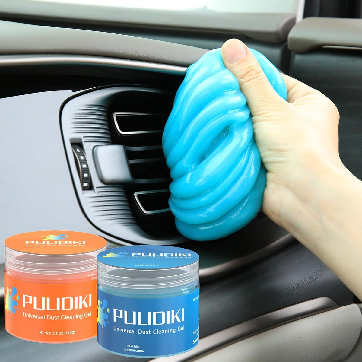 PULIDIKI Car Cleaning Gel for Car Detailing Putty Car Slime Cleaner Car Interior Cleaner Car