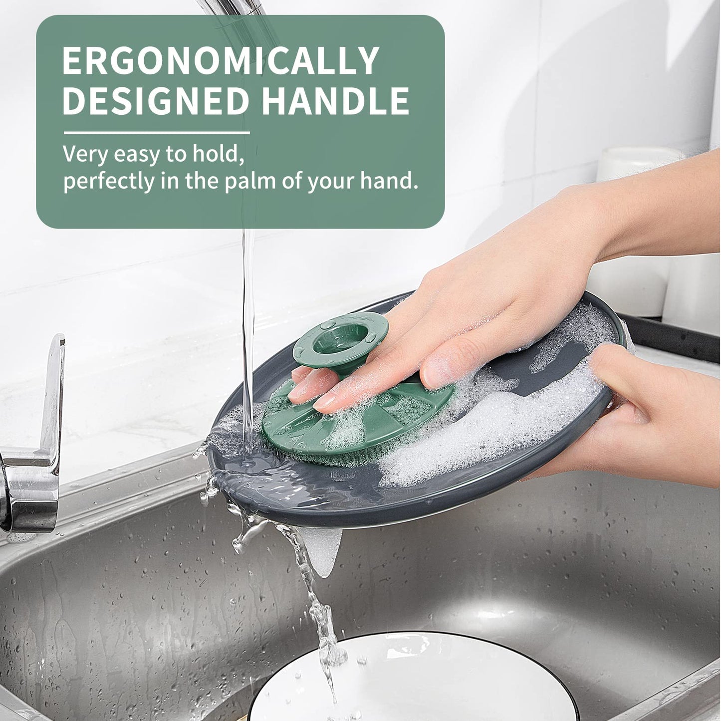 BEAUTAIL Silicone Dish Scrubber – view 2