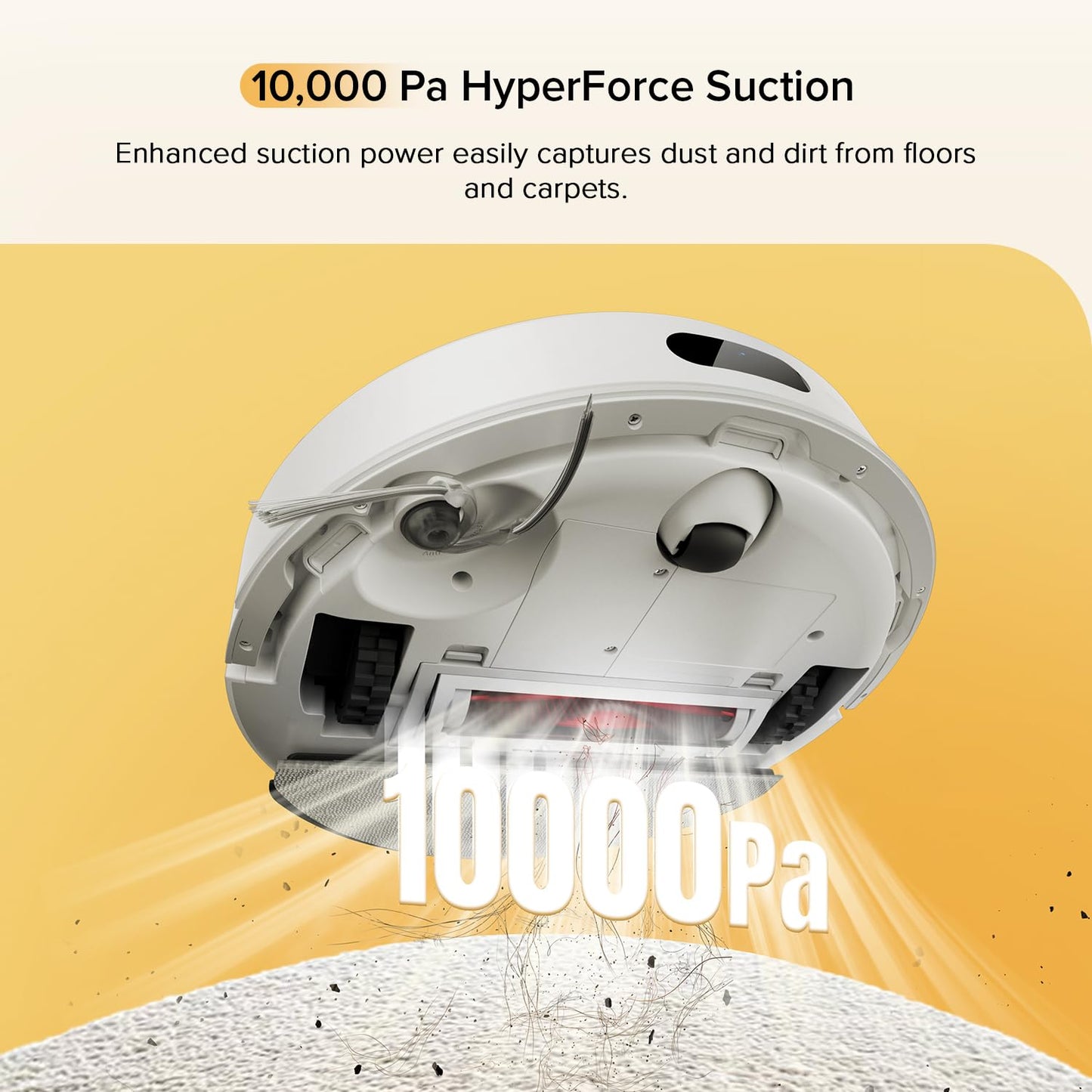 roborock Q7 M5 Robot Vacuum and Mop Combo, 10,000Pa HyperForce Suction, Robotic Vacuum Cleaner