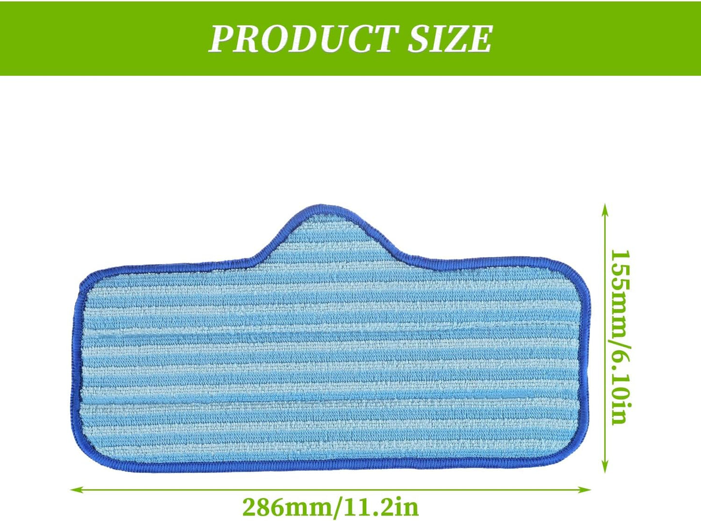 Reusable Microfiber Steam Mop Pad fit for Dupray Neat Steam Cleaner Steam Mop Cleaning Pads(Pack of