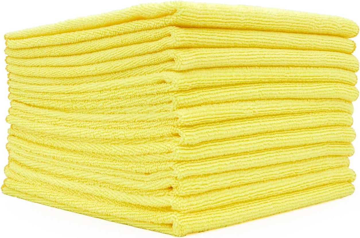 The Rag Company - All-Purpose Microfiber Terry Cleaning Towels - Commercial Grade, Highly