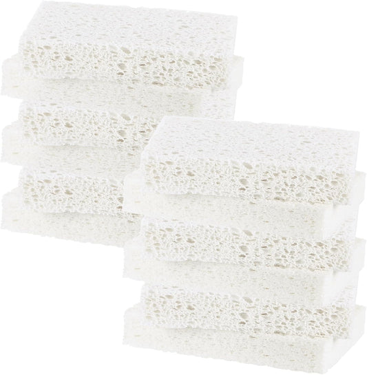 12-Pack Kitchen Sponges, Condense Eco Cellulose Non-Scratch Scrub Heavy Sponge for