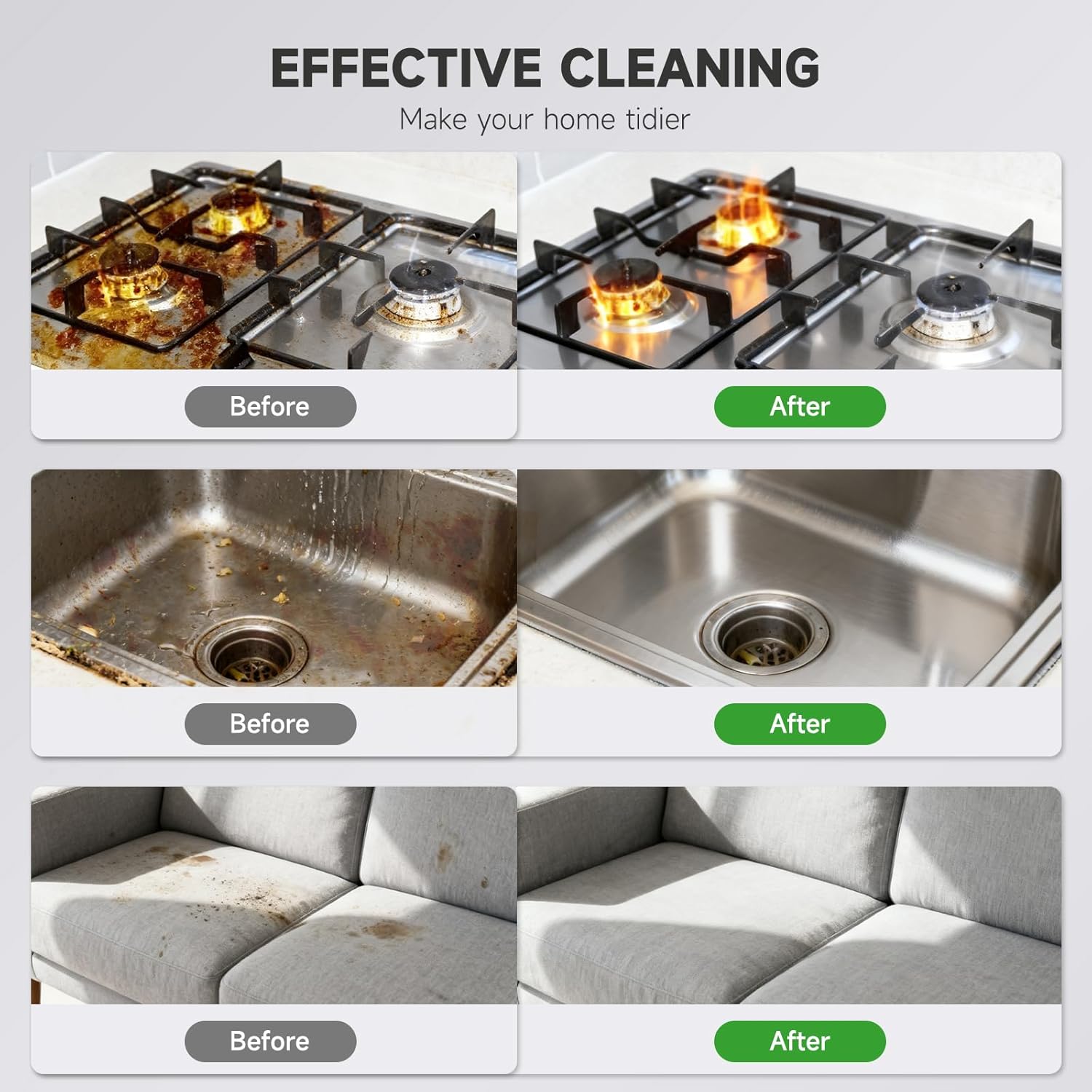 Steam Cleaner, Portable Steamer for Cleaning, Multipurpose Cleaning Steamer with Replacement Heads