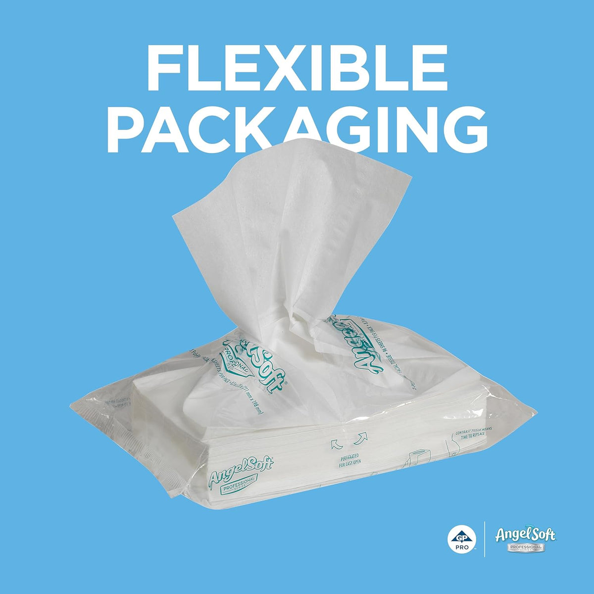 Georgia-Pacific Angel Soft Professional Series Polyflex 2-Ply Facial Tissue Paper (47580),96 Sheets