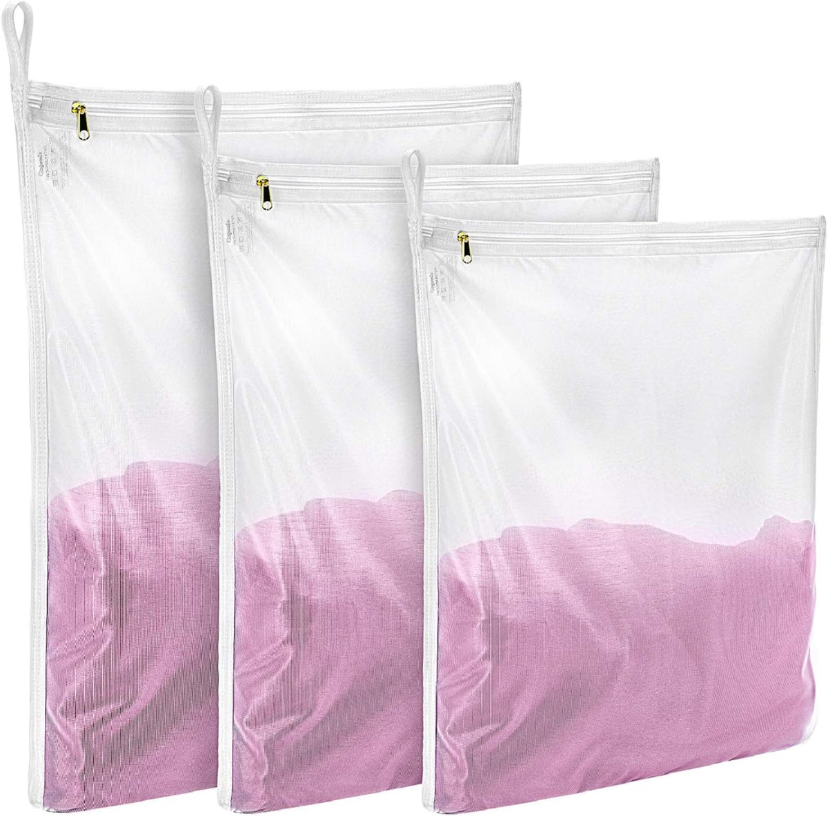 GOGOODA Delicates Laundry Bags, Fine Mesh Wash Bag for Lingerie, Underwear, Bra, Silk, Socks with