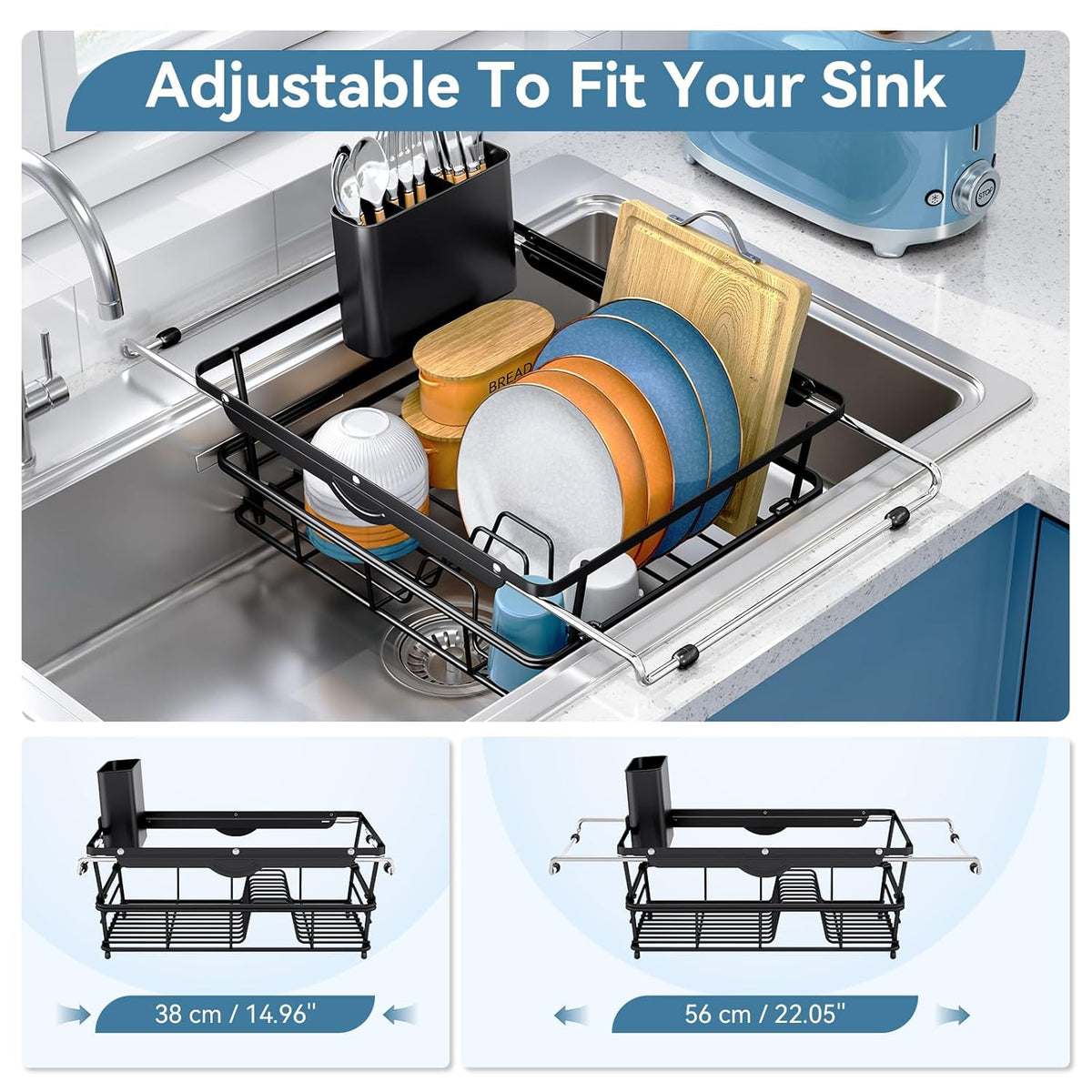 Over the Sink Dish Drying Rack,In Sink Dish Drying Racks,Expandable Dish Rack Over Sink