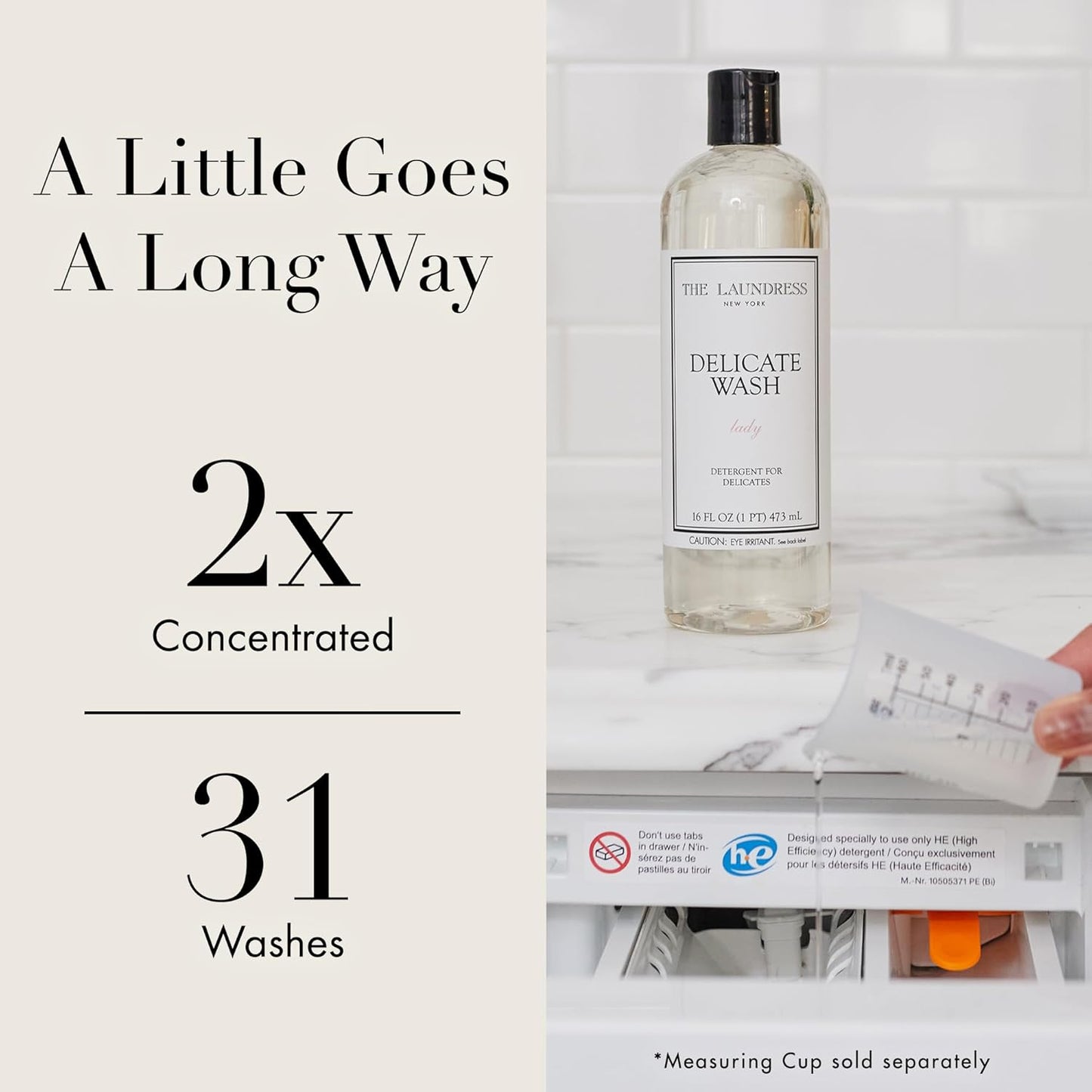 The Laundress Delicate Wash, Double Concentrated, Lady Scent, Detergent Delicate, Lingerie & Silk