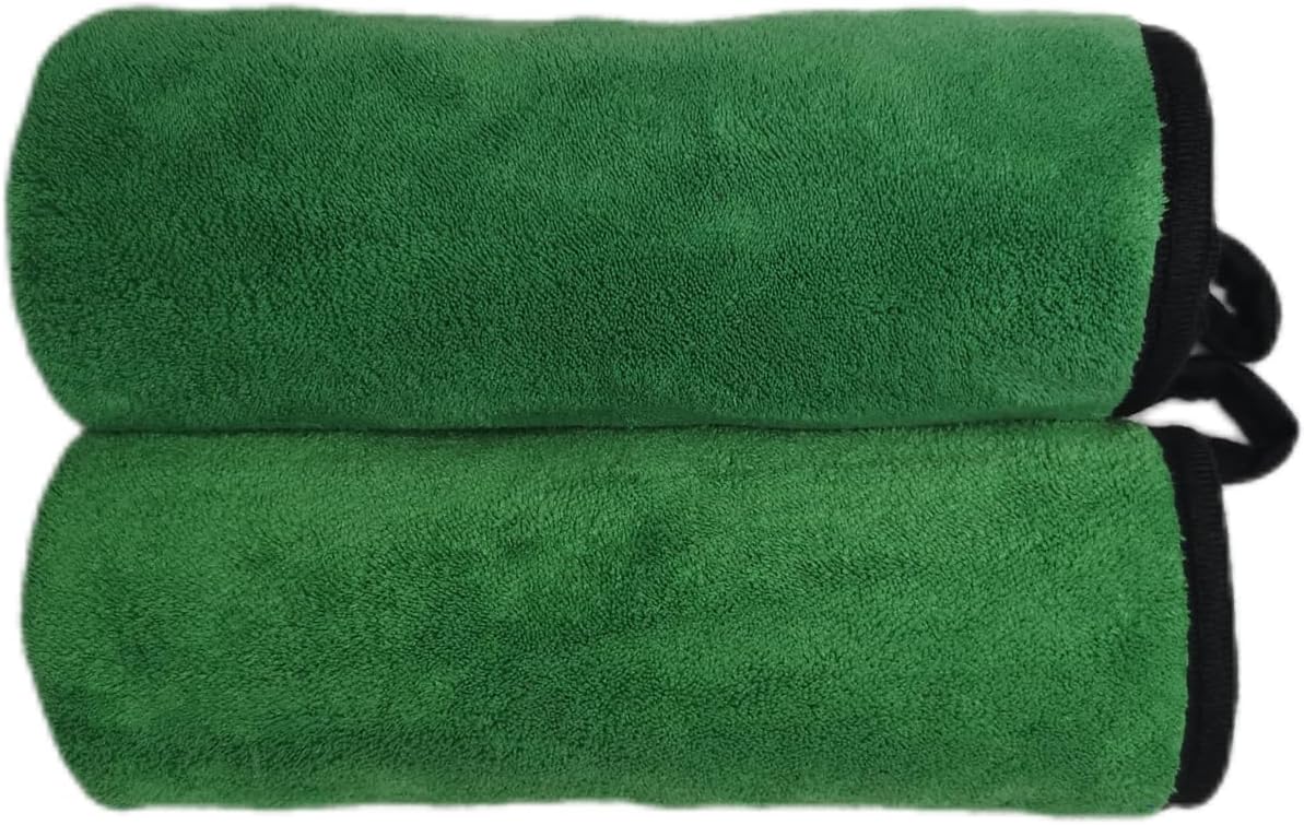 SOFTBATFY Ultrasoft, Large, Thick and Quick Drying Car Microfiber Cleaning Towel 800GSM Polishing