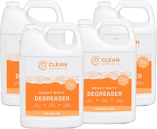 Clean Republic Heavy-Duty Degreaser, Multi-Surface Cleaner for Ovens, Stove Tops, Grills, and More