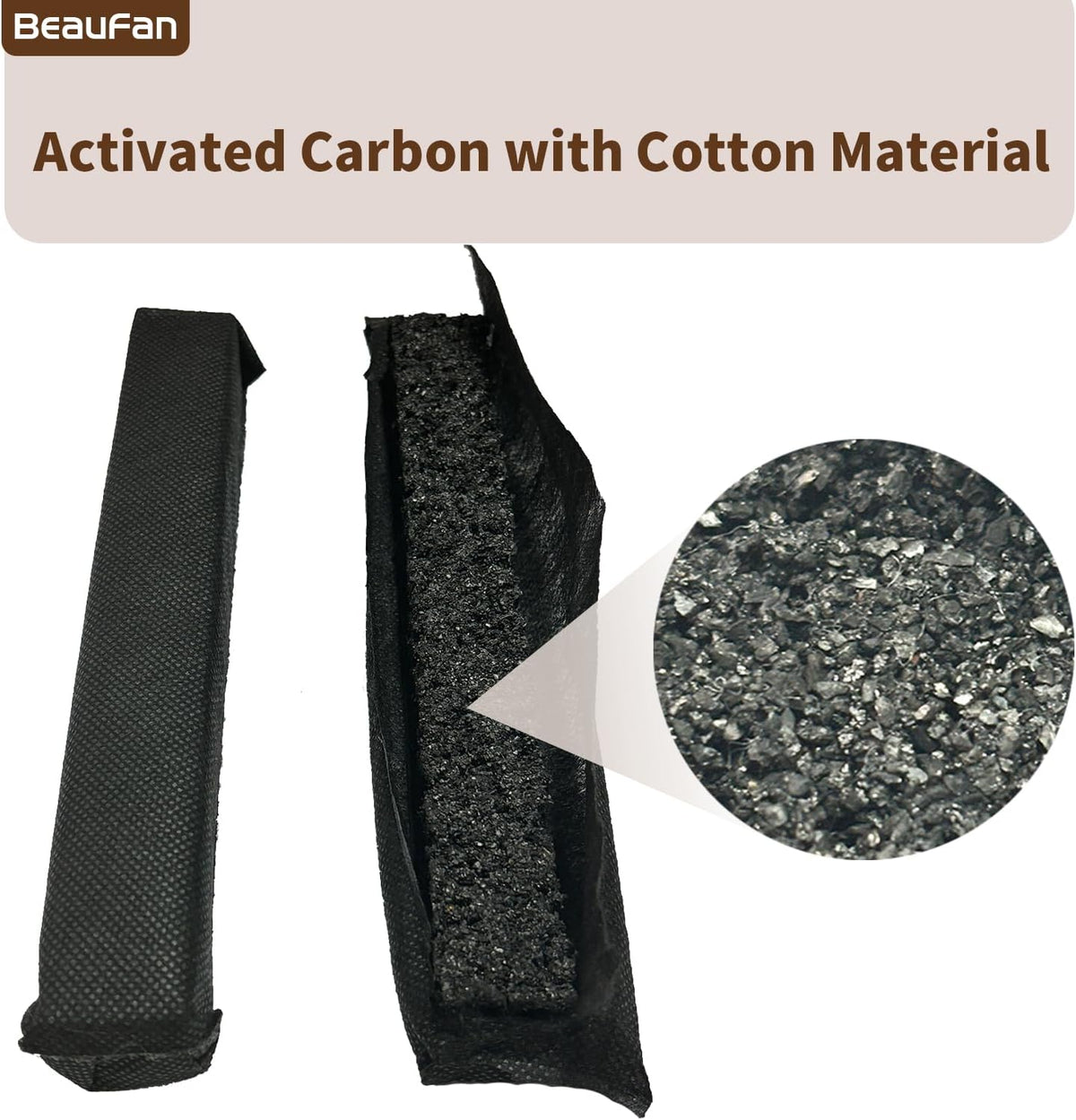 4 Pack Active Airclean Filter 7236280 Replacement for Miele Refrigerator, Odor Eliminator