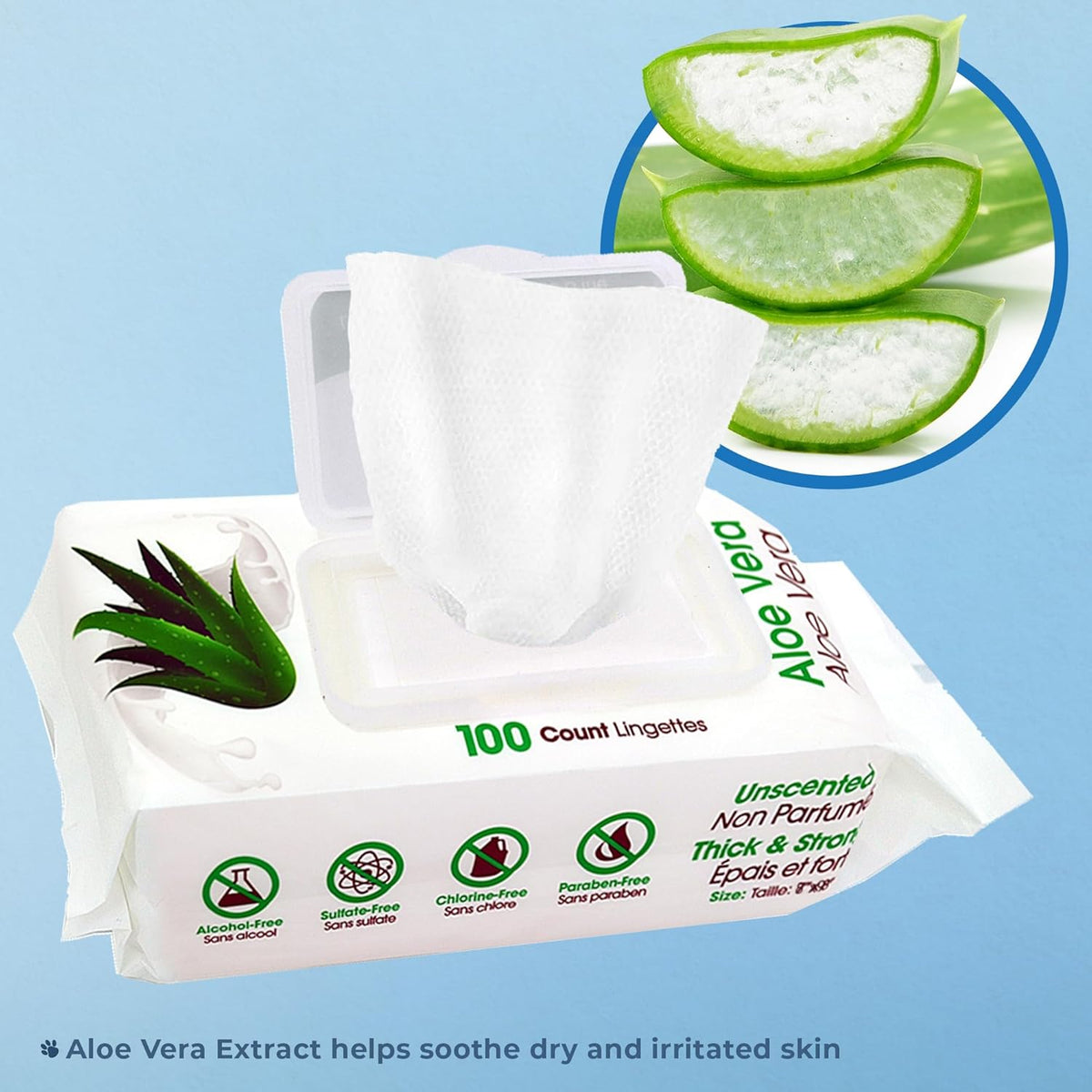 Best Pet Supplies Pet Wipes for Dogs - Dog Wipes Cleaning Deodorizing, for Coats, Ears, Paws