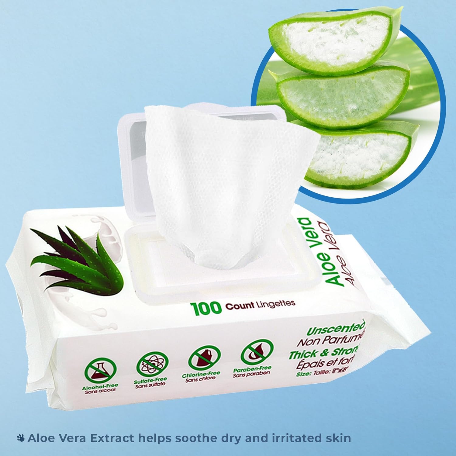 Best Pet Supplies Pet Grooming Wipes for Dogs & Cats,Deodorizer for Coats & Dry, Itchy, or