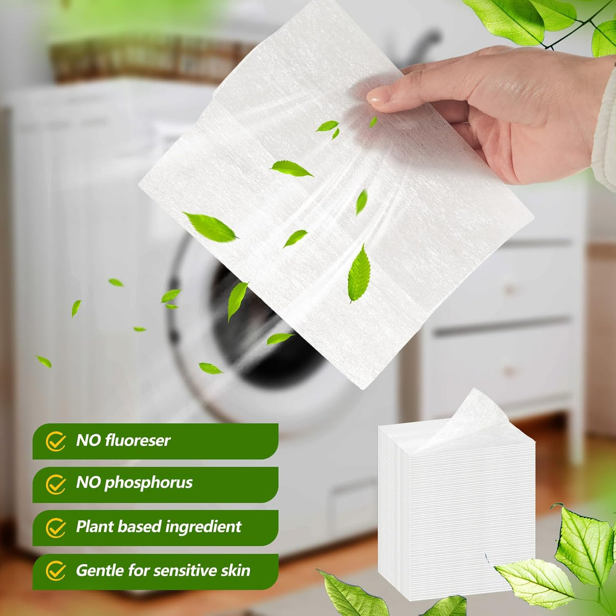 600 Count Unscented Dryer Sheets Fabric Softener Fresh Scent Dryer Sheets Bulk Naturally Softens