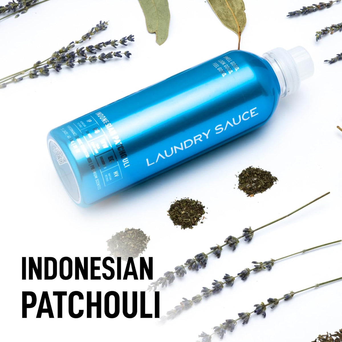 Laundry Sauce - Laundry Fabric Softener (Indonesian Patchouli) Luxury Fragrance, Softens &