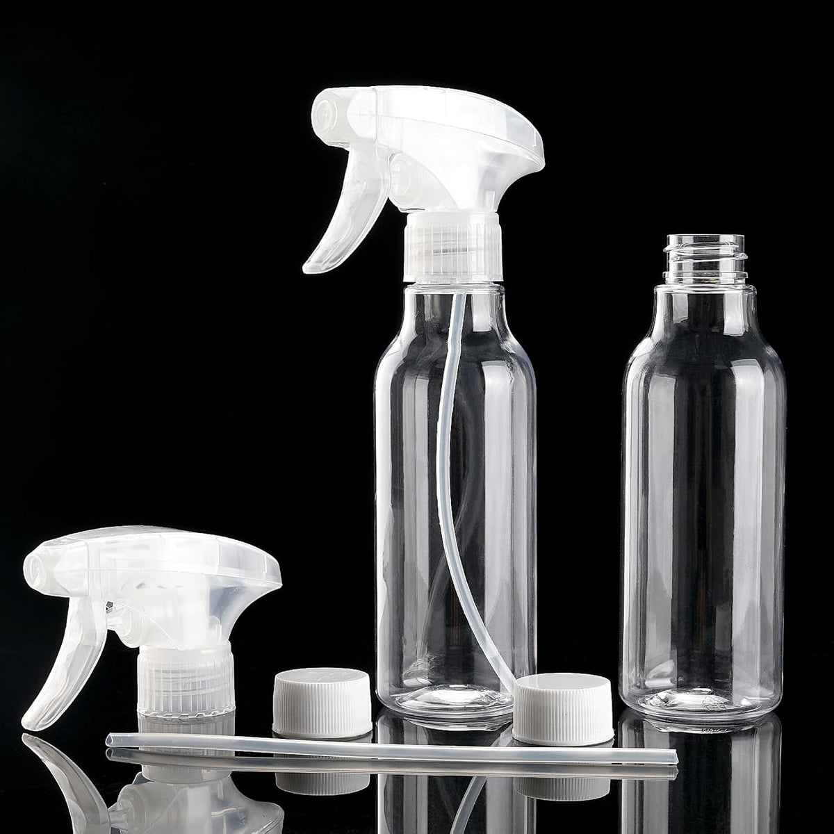 Cosywell Plastic Spray Bottles 8.8oz/260ml 3 Pack Empty Spray Bottle for Cleaning Mist/Stream Heavy