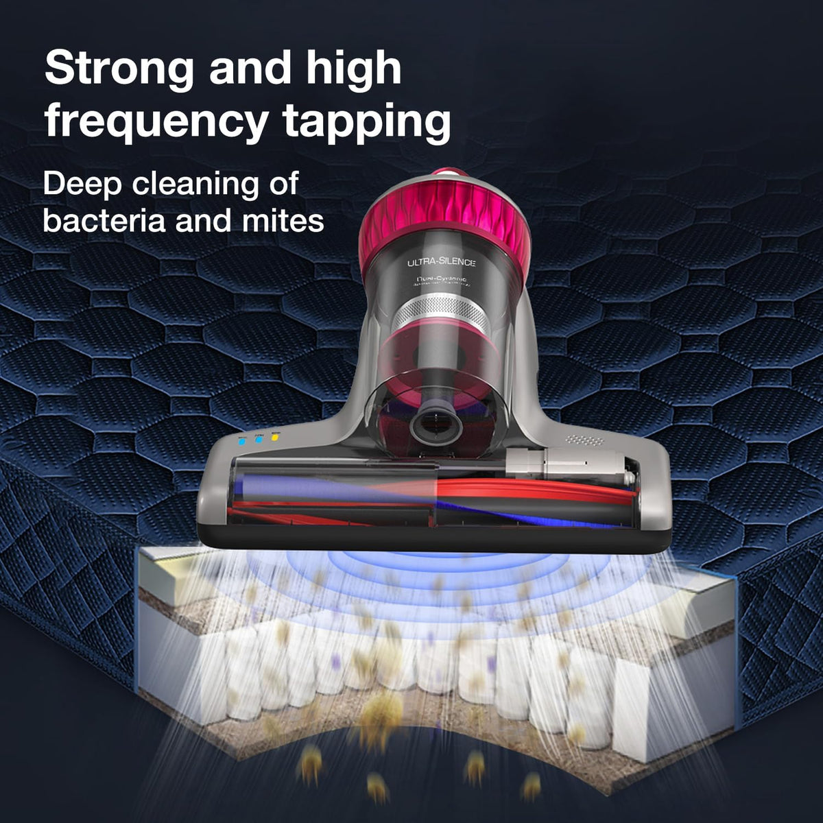 Jimmy WB73 Mattress Vacuum Cleaner, Pet Hair Vacuum, Bed Vacuum with UV & Ultrasonic, Strong